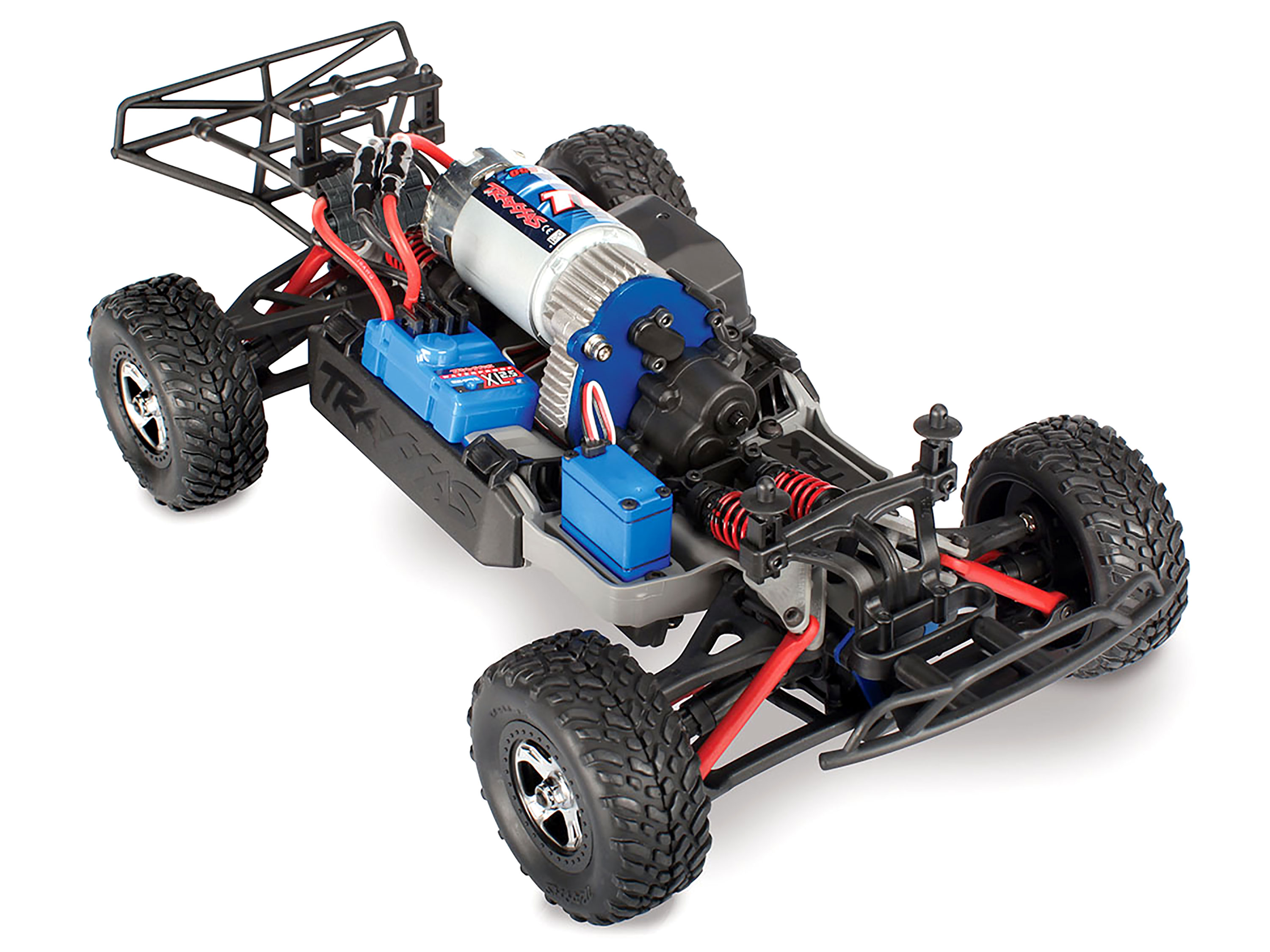 Автомодель шорт-корс Traxxas Slash 4x4 4WD 1/16 RTR (70054-1 Silver) (світлина #4)
