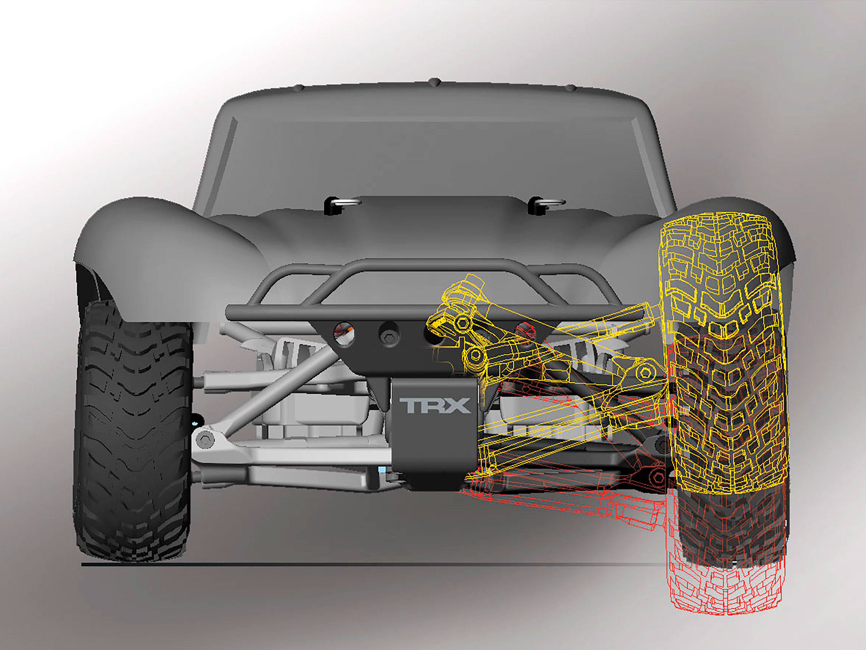 Автомодель шорт-корс Traxxas Slash 4x4 4WD 1/16 RTR (70054-1 Silver) (світлина #8)