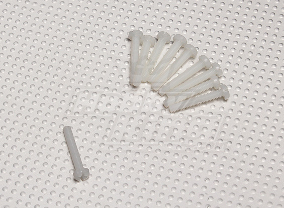 Гвинт пластиковий М4x25мм (світлина #1)