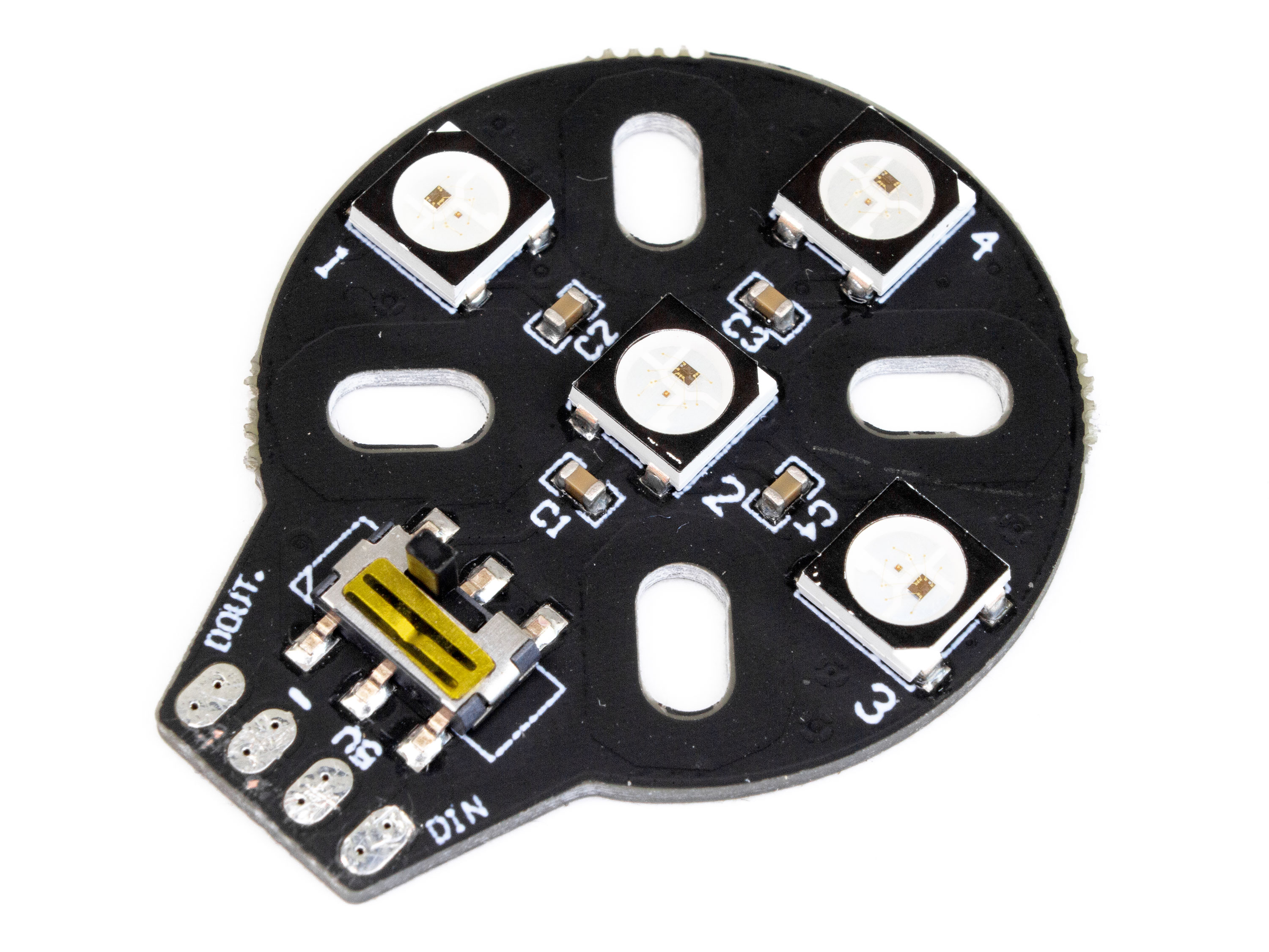 Комплект LED-підсвітки RGB для квадрокоптерів (4шт) (світлина #2)