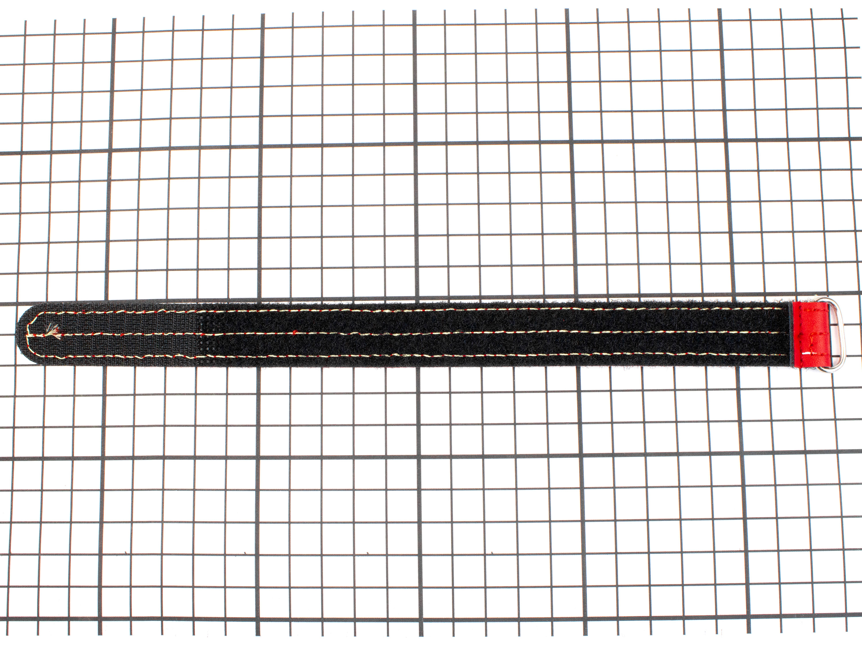 Ремінець iFlight (25см) для фіксації акумулятора на липучці (червоний) (світлина #3)