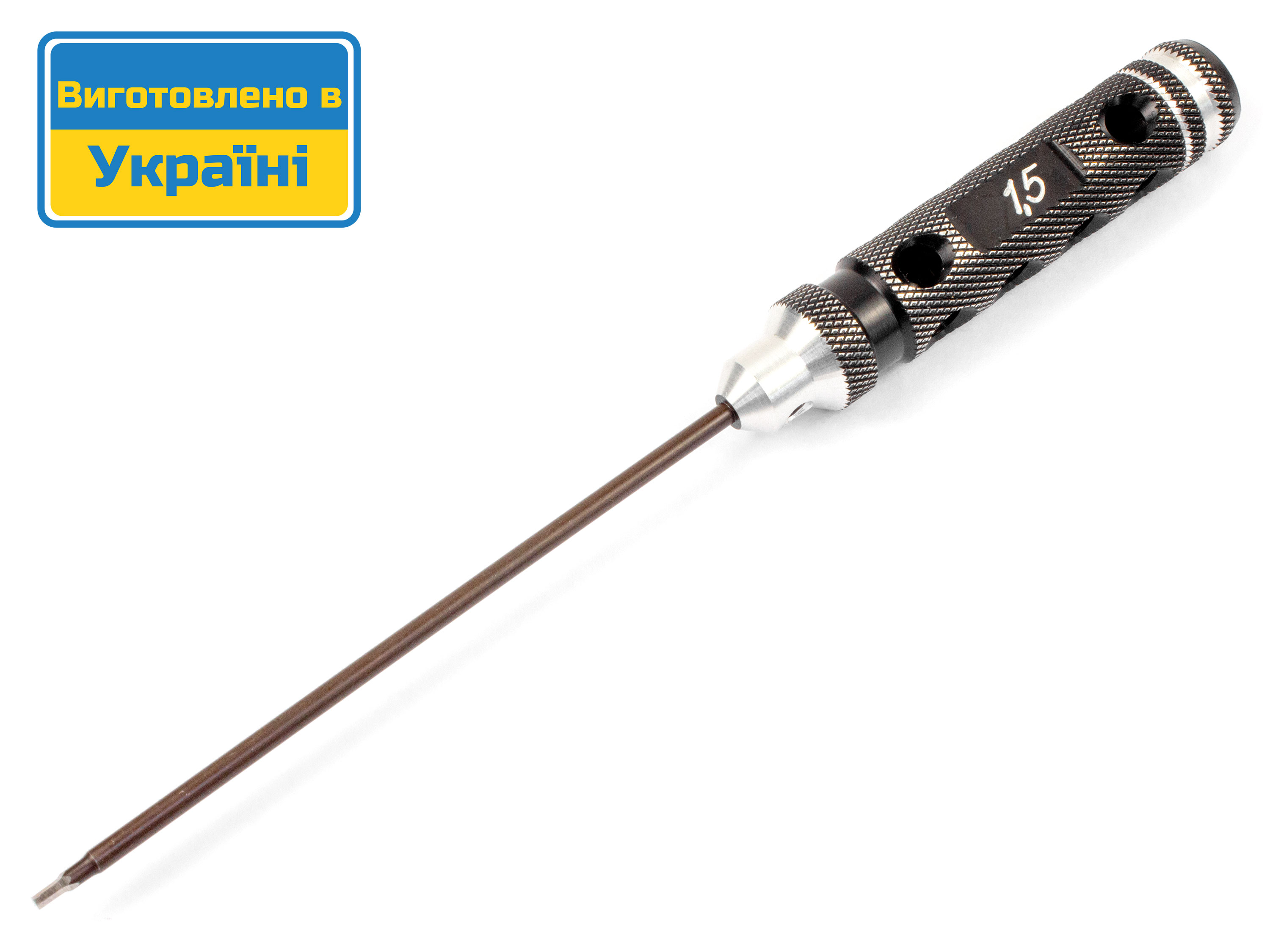 Викрутка шестигранник KV 1.5мм (полегшена ручка) (світлина #1)