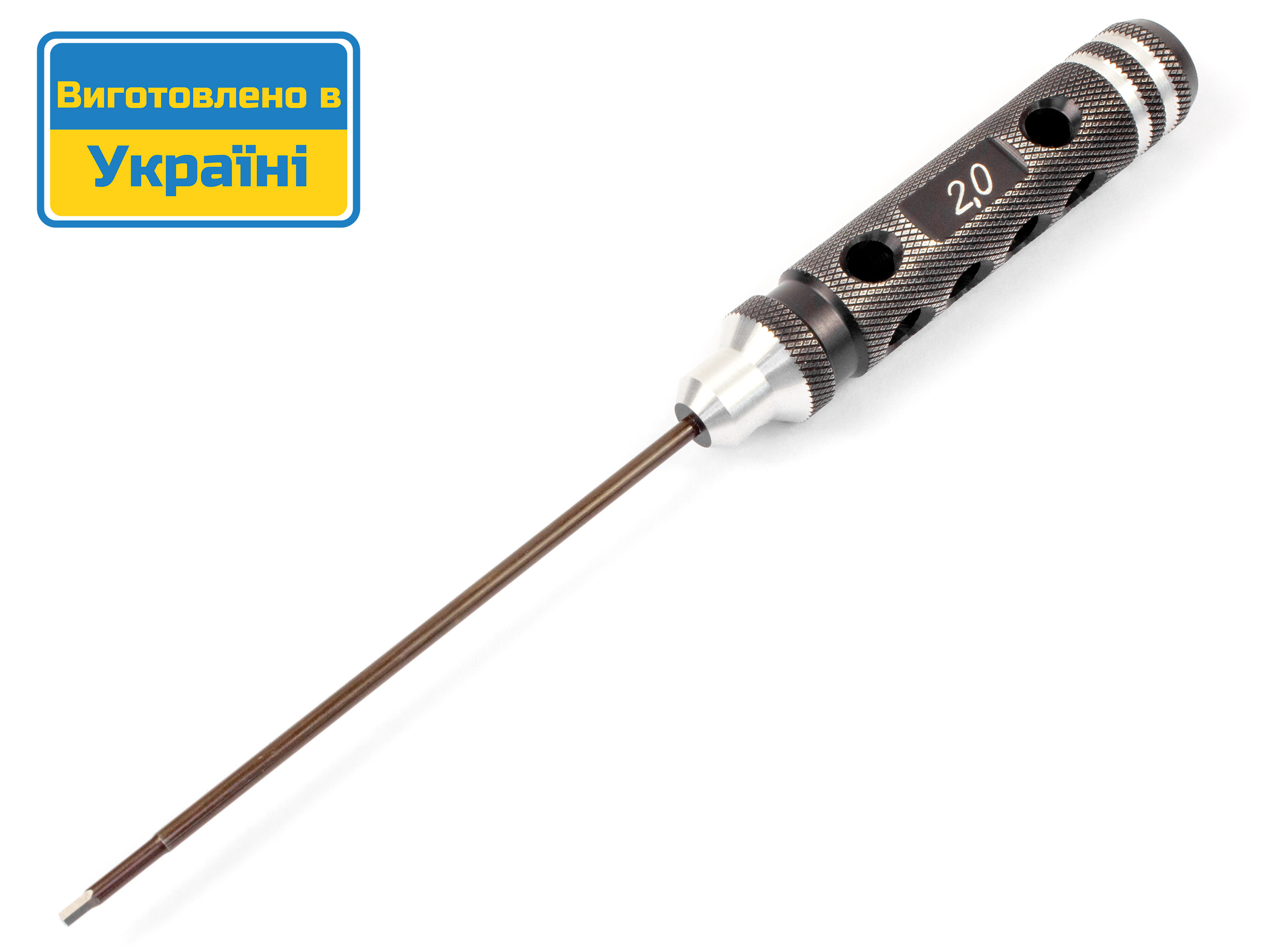 Викрутка шестигранник KV 2.0мм (полегшена ручка) (світлина #1)