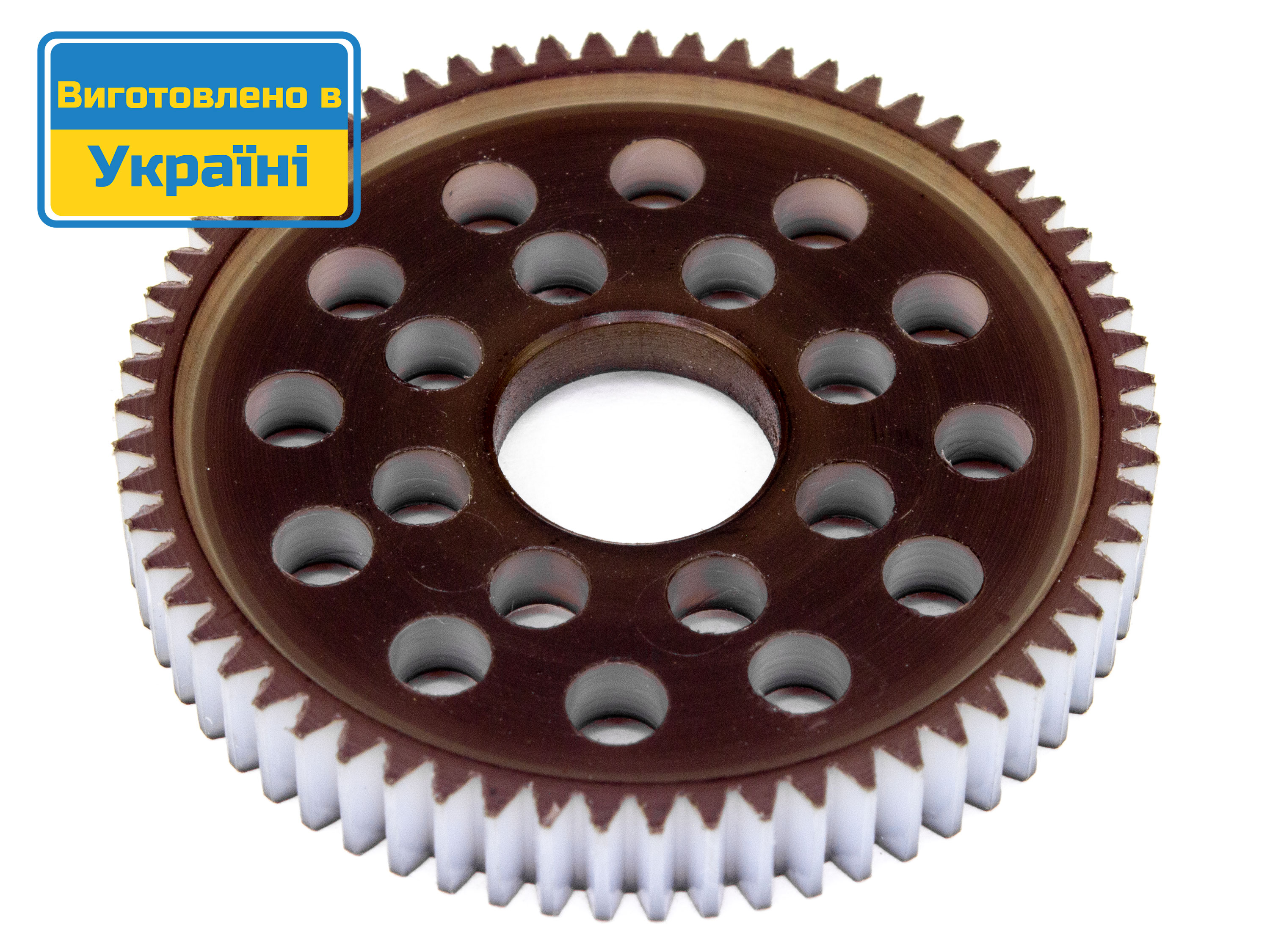 Ведена шестерня (спур) KV 48P 63T (оливковий) (світлина #1)