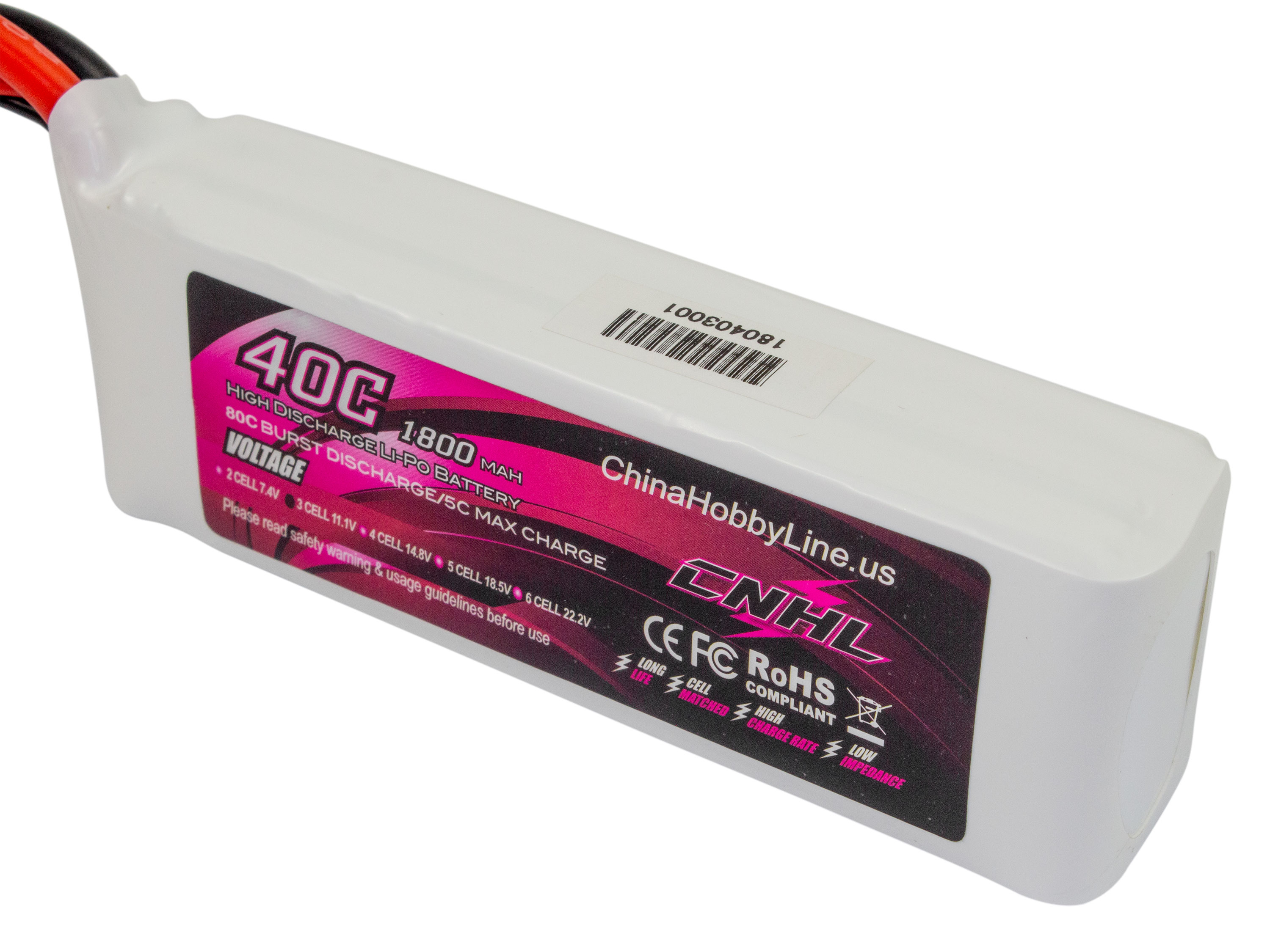 Акумулятор CNHL 1800mAh 3S 40C (світлина #2)