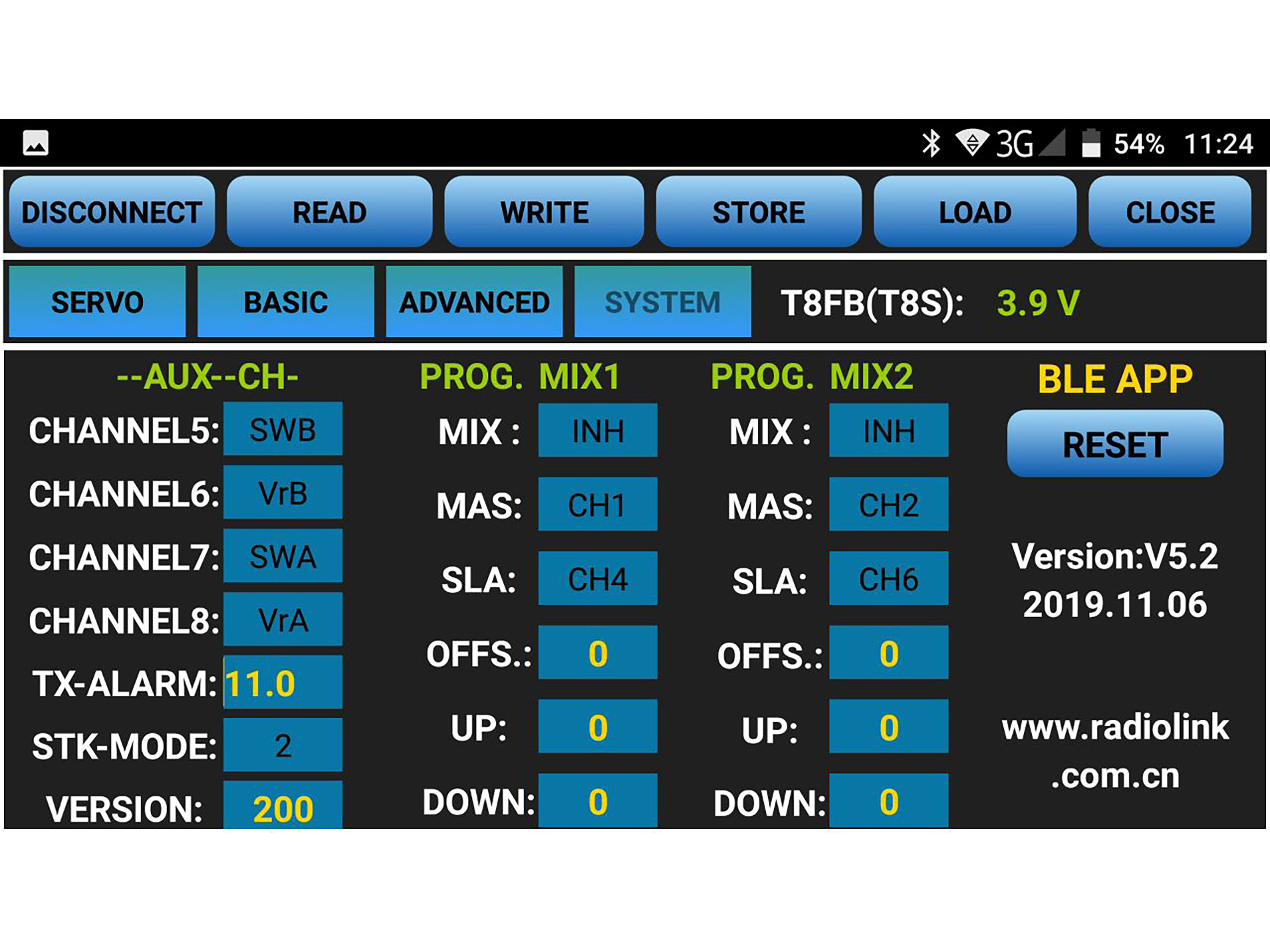 Радіоапаратура Radiolink T8S 8Ch (Bluetooth версія) (світлина #10)