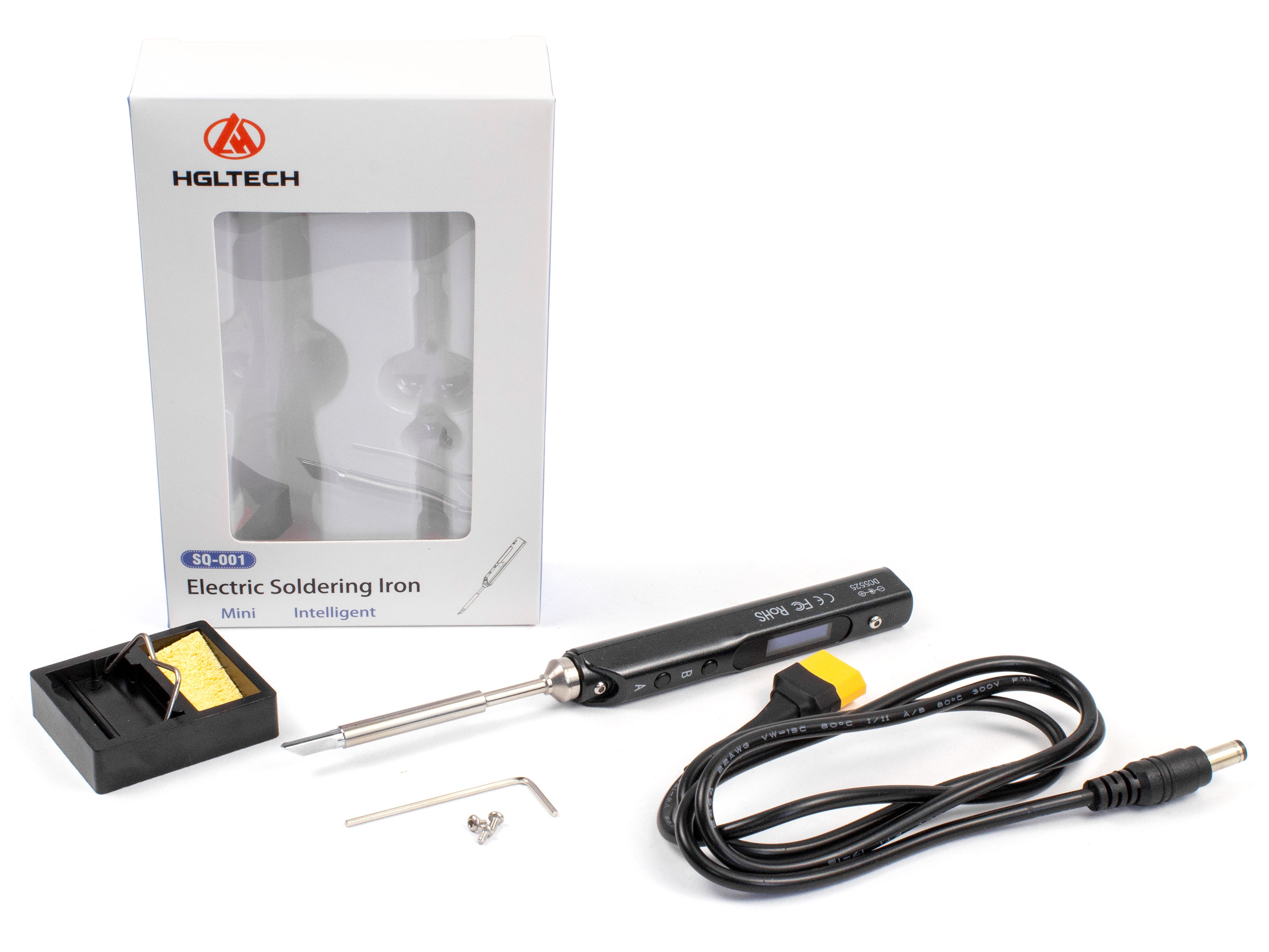 Електричний паяльник SQ-001 з дисплеєм (65Вт) (світлина #6)