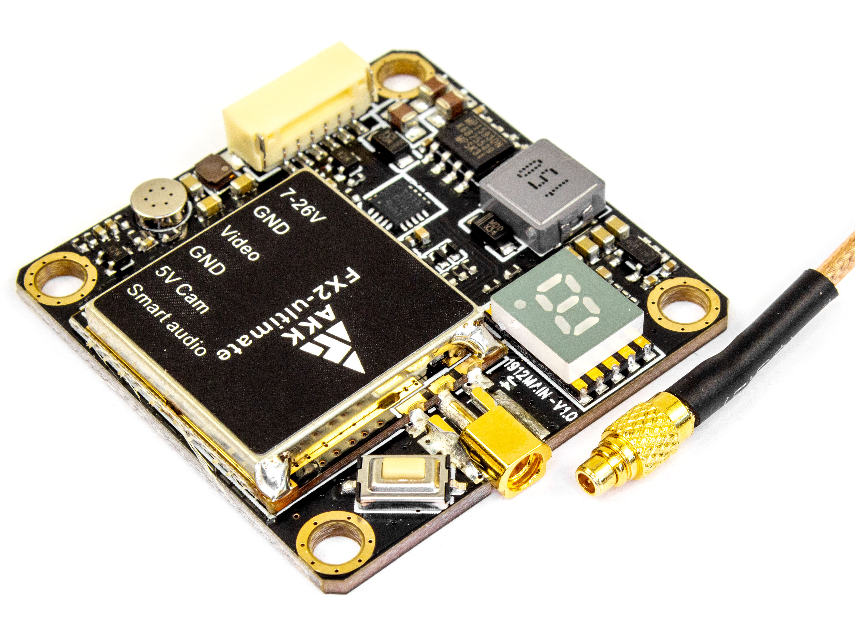 Відеопередавач AKK FX2-Ultimate 5.8GHz 1200mW (світлина #3)