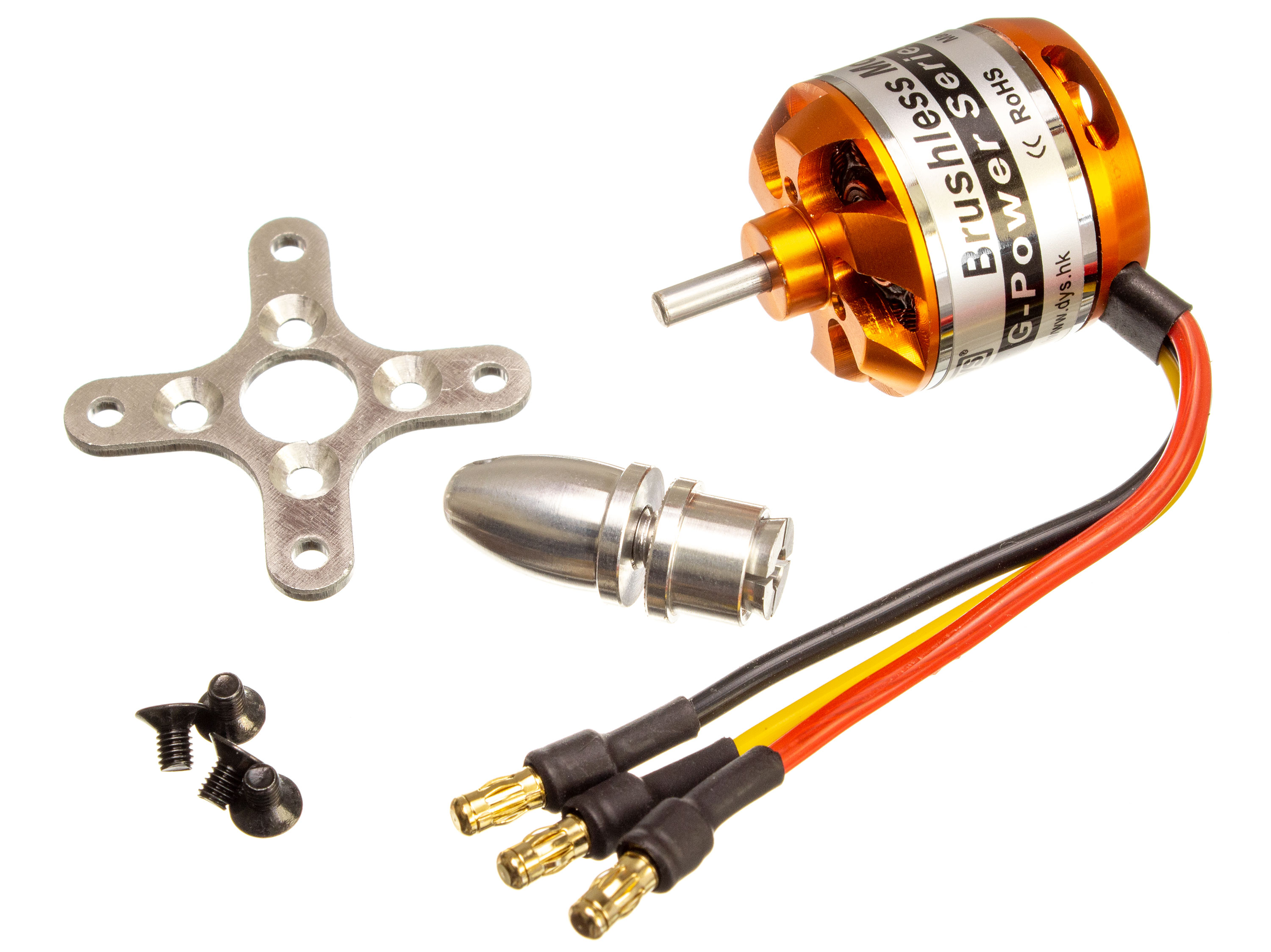 Двигун безколекторний DYS D2826/6 2200kv (світлина #4)