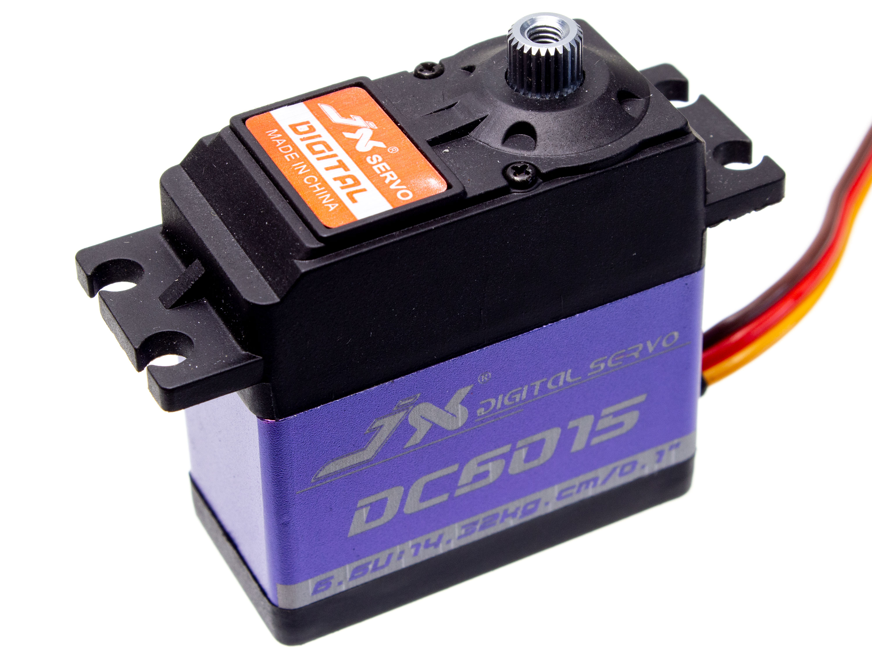 Сервомеханізм цифровий JX DC6015 62g/10.7kg/0.12sec (4.8V) (світлина #1)