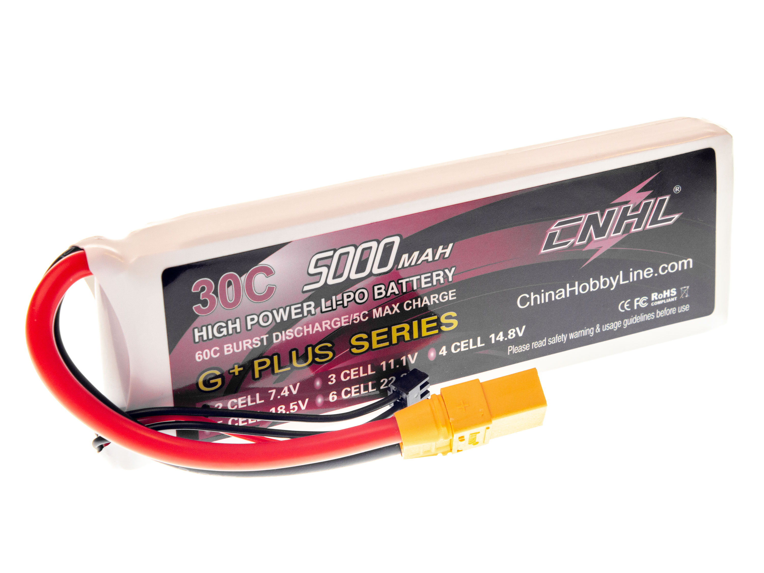 Акумулятор CNHL 5000mAh 2S 30C (G+ Plus Series) (світлина #1)