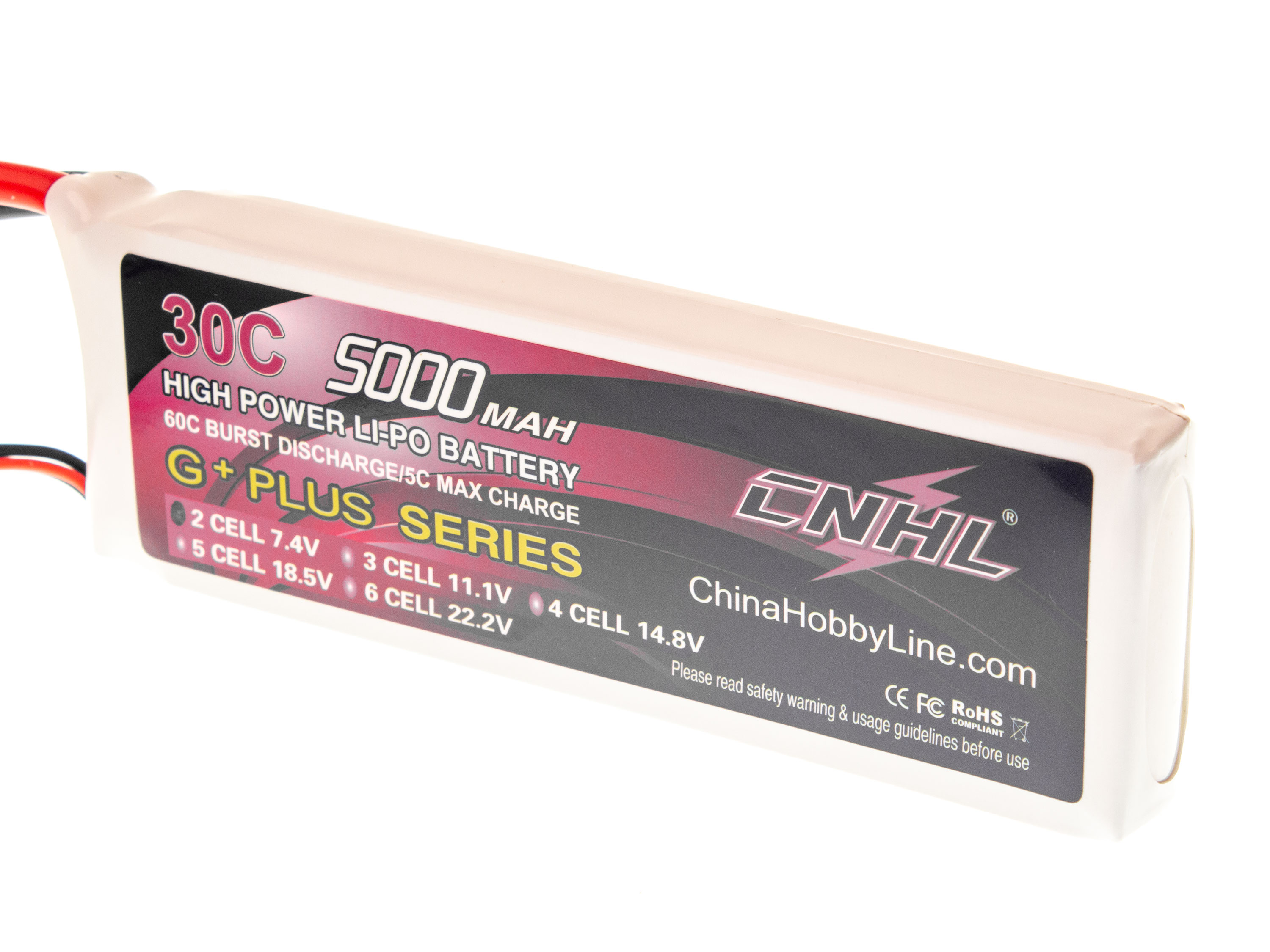 Акумулятор CNHL 5000mAh 2S 30C (G+ Plus Series) (світлина #2)