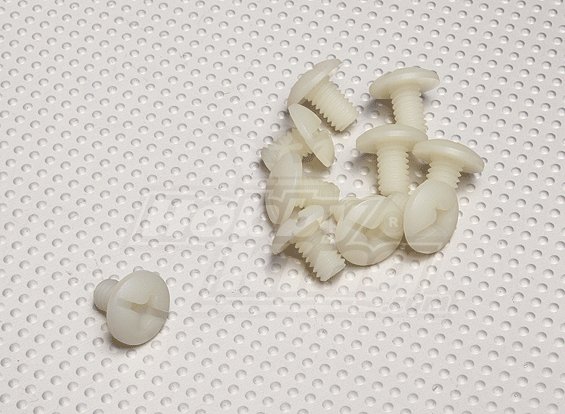 Гвинт пластиковий М8x16мм (світлина #1)