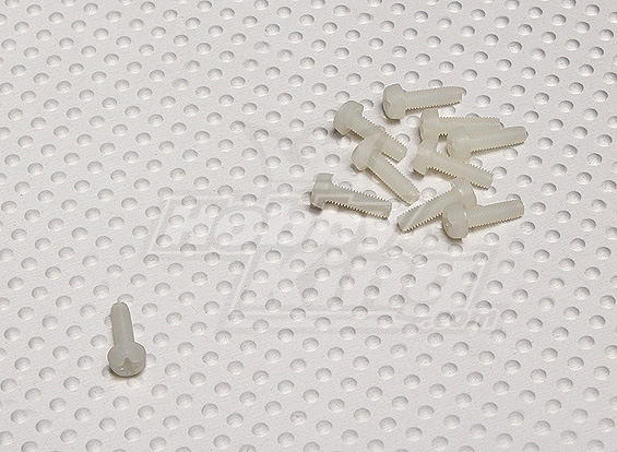 Гвинт пластиковий М3x10мм (світлина #1)
