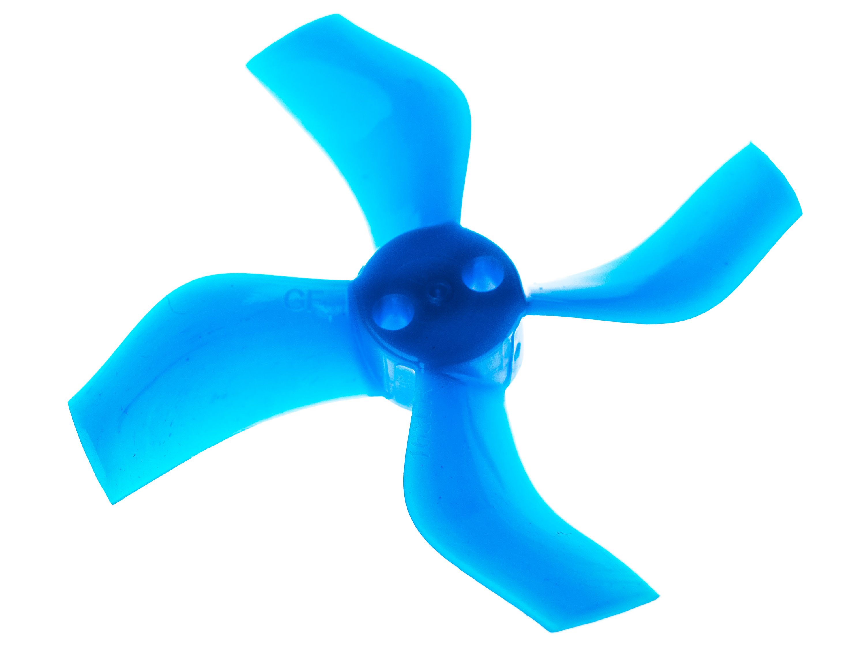 Комплект пропелерів BetaFPV Gemfan 40мм сині (вал 1.0мм) (світлина #2)