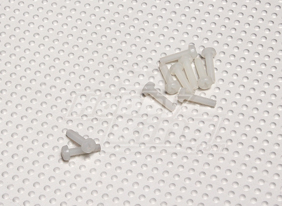 Гвинт пластиковий М3x12мм (світлина #1)