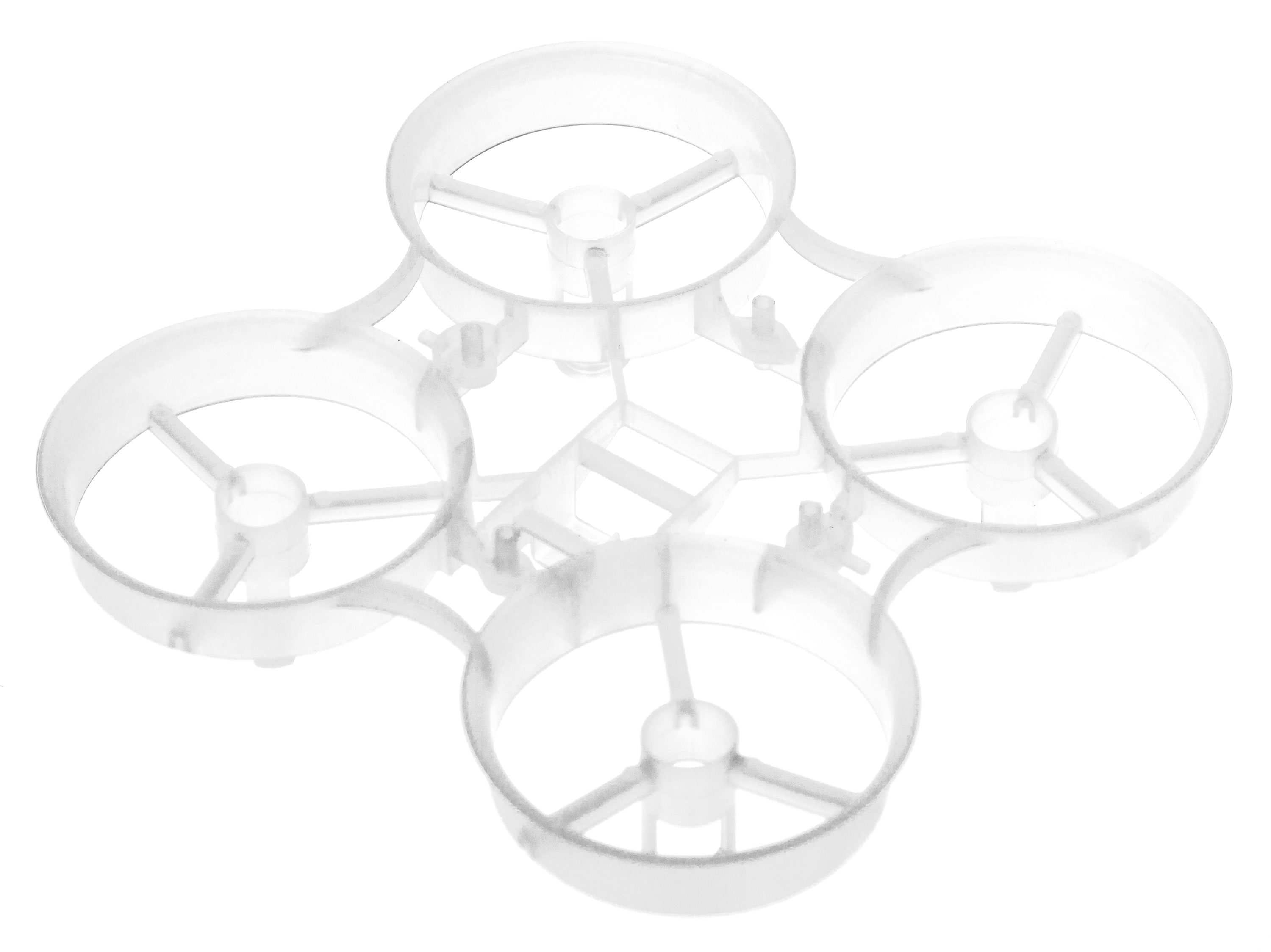 Рама BetaFPV 65мм V4 для квадрокоптерів Beta65S (прозорий білий) (світлина #1)