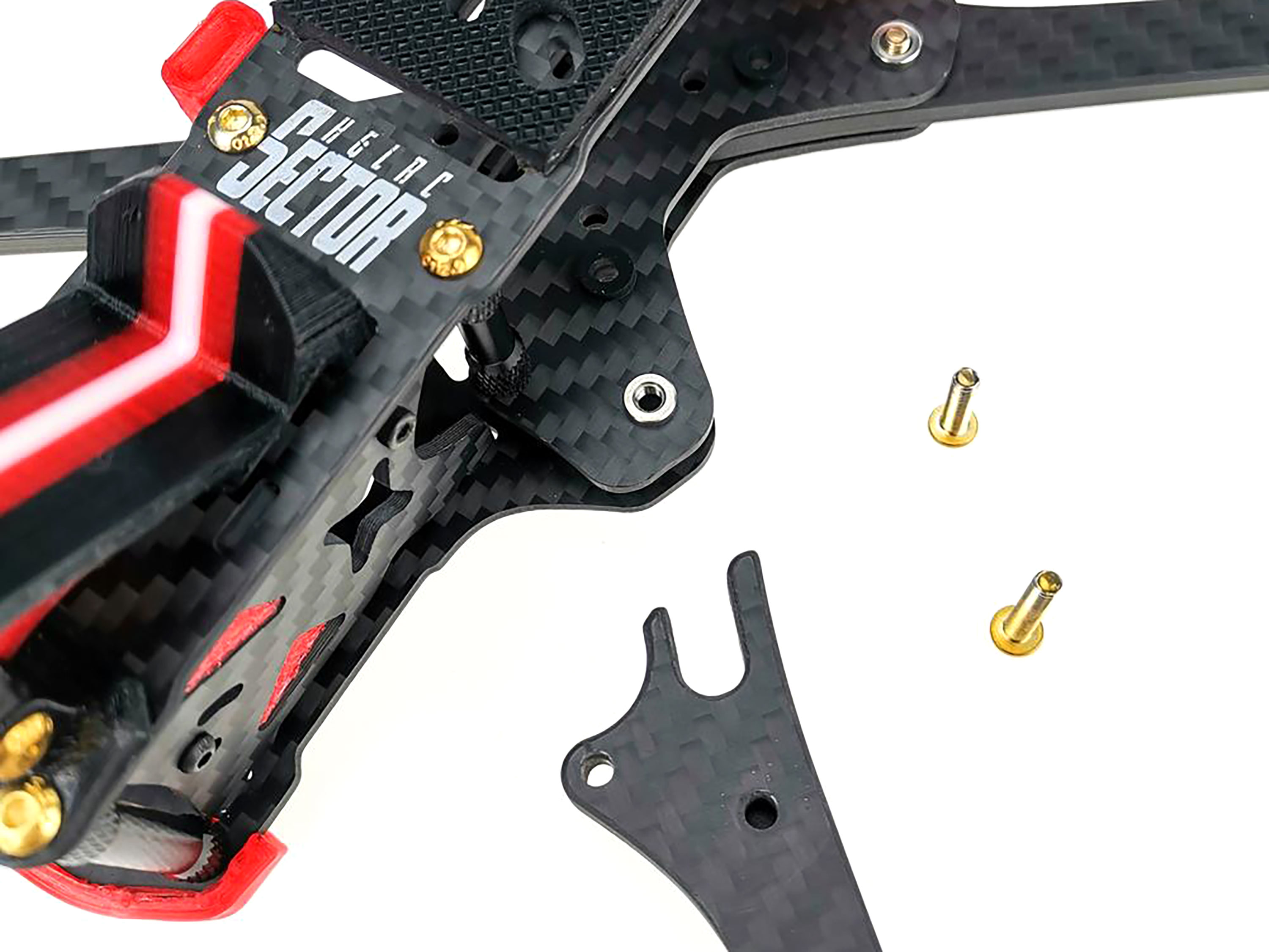 Рама для квадрокоптера HGLRC Sector 7 Freestyle V3 (290мм) (світлина #6)