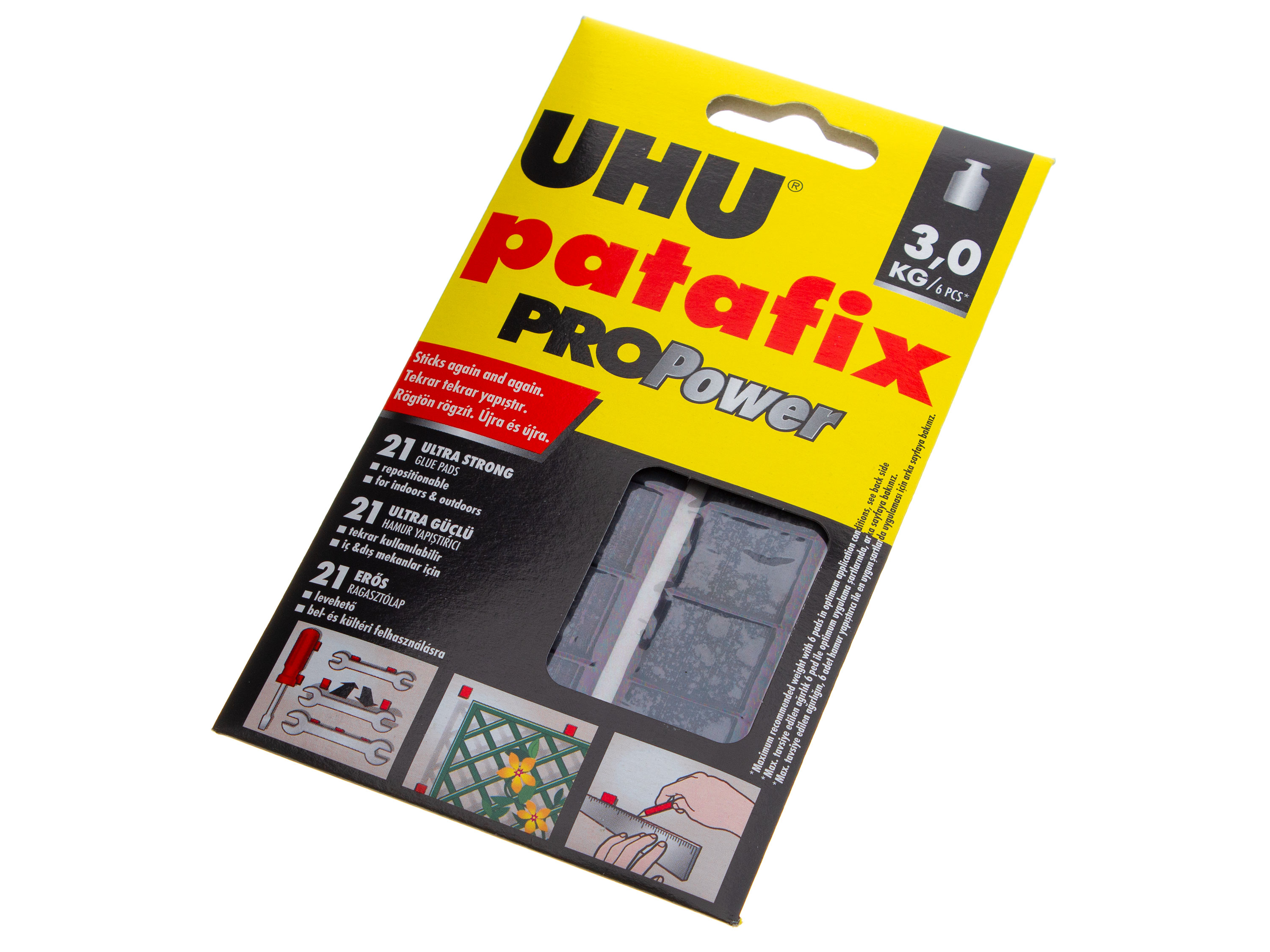 Фіксуючі подушечки UHU Patafix PROPower (3кг) (світлина #1)