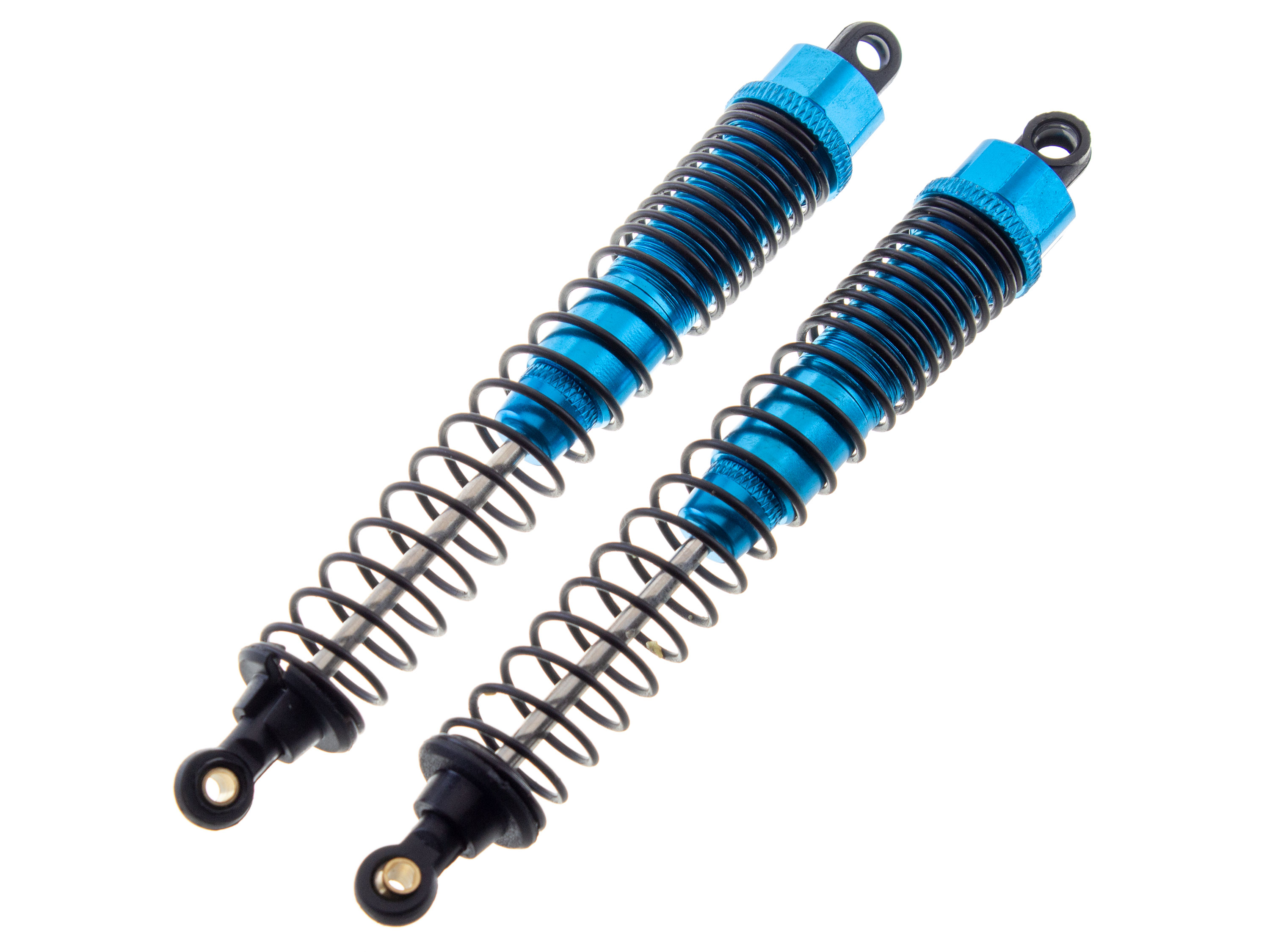 Масляні амортизатори 120мм для автомоделей 1/10 2шт (Сині) (світлина #1)