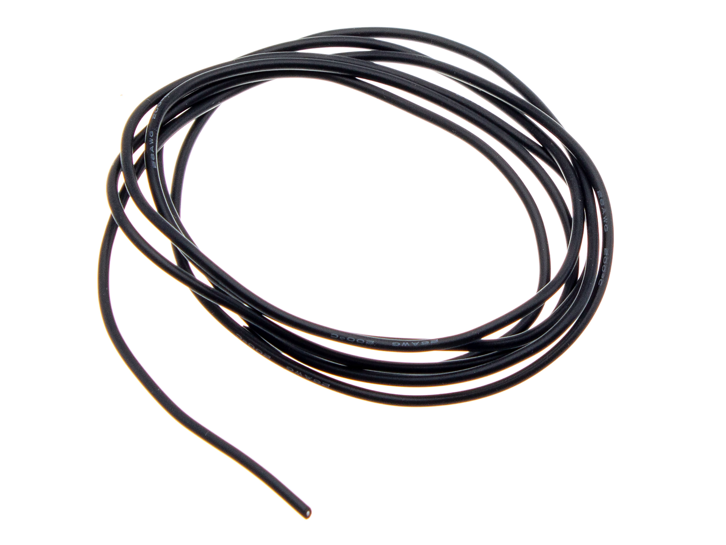 Дріт 26AWG 1м (чорний) (світлина #1)