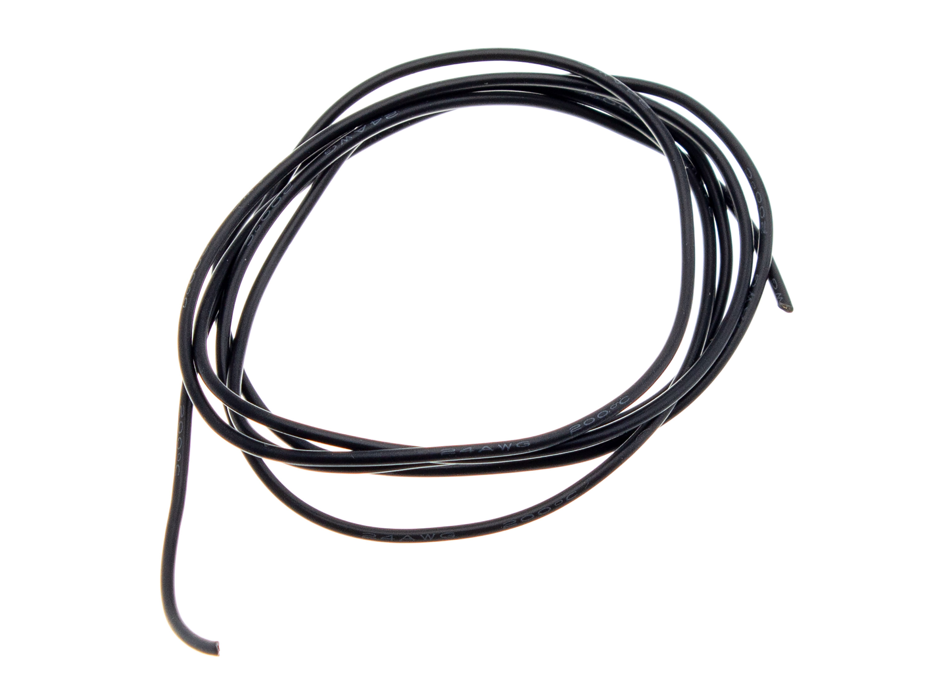 Дріт 24AWG 1м (чорний) (світлина #1)