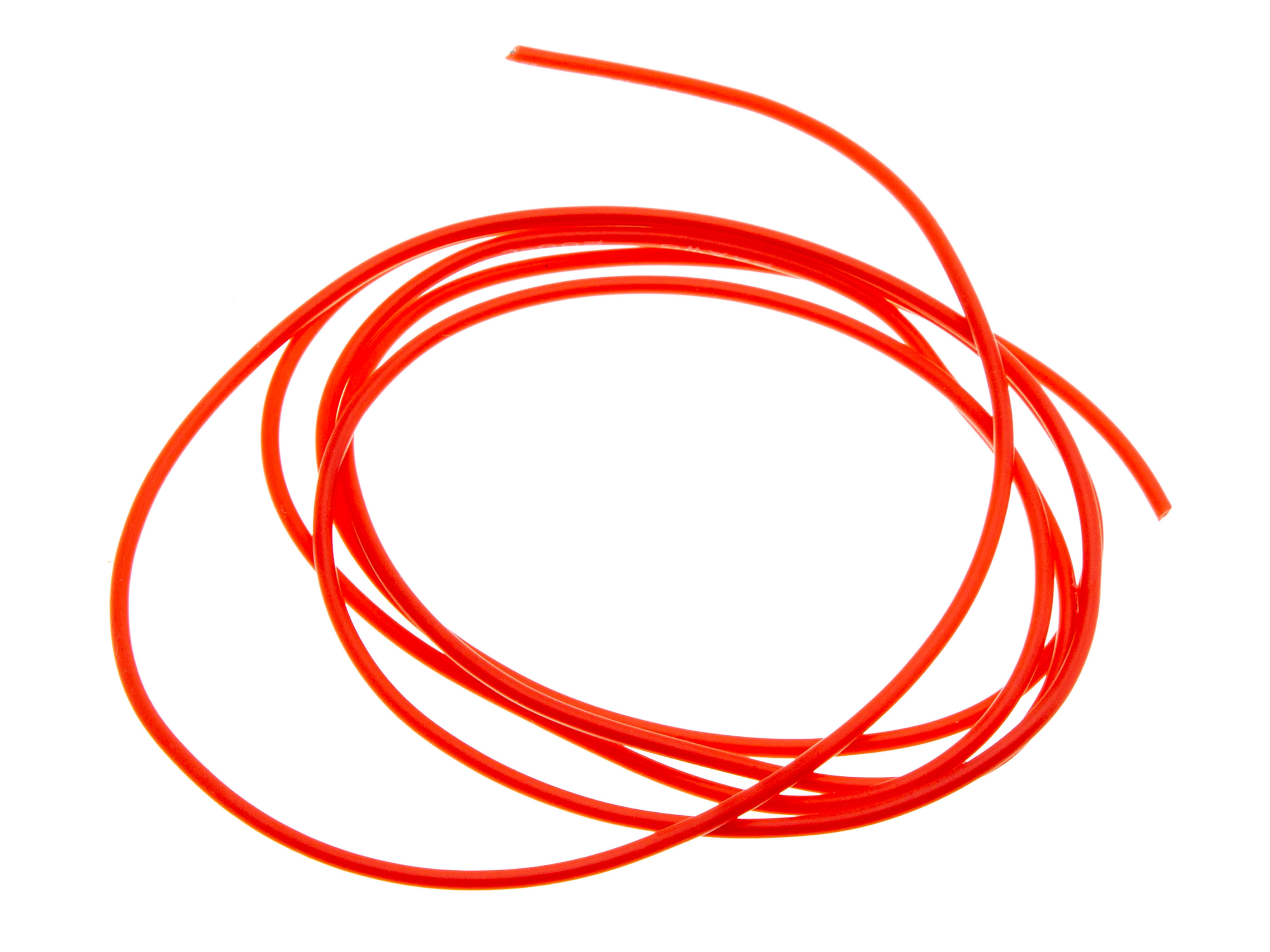 Дріт 24AWG 1м (червоний) (світлина #1)