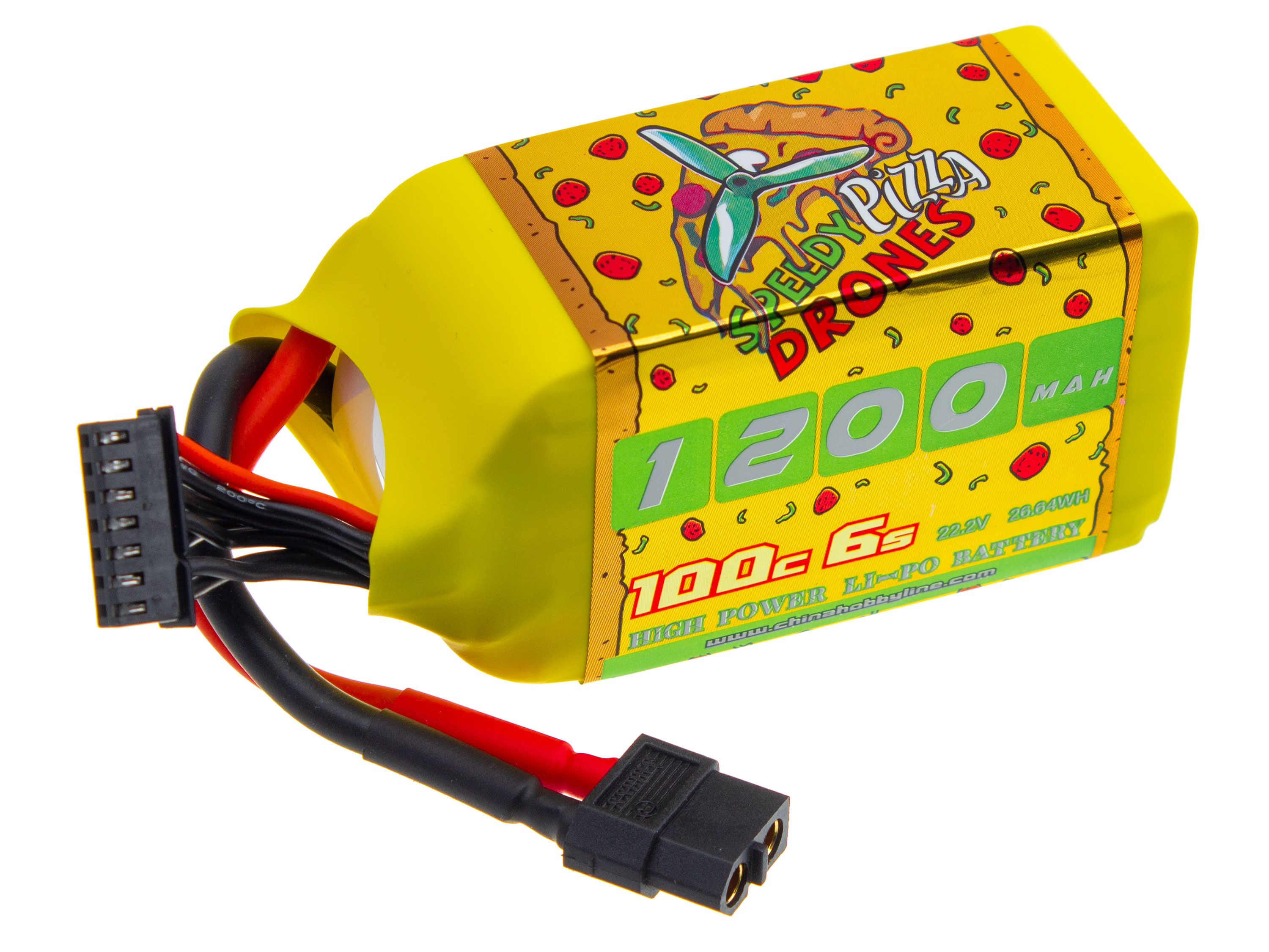 Акумулятор CNHL 1200mAh 6S 100C (Speedy Pizza Drones) (світлина #1)