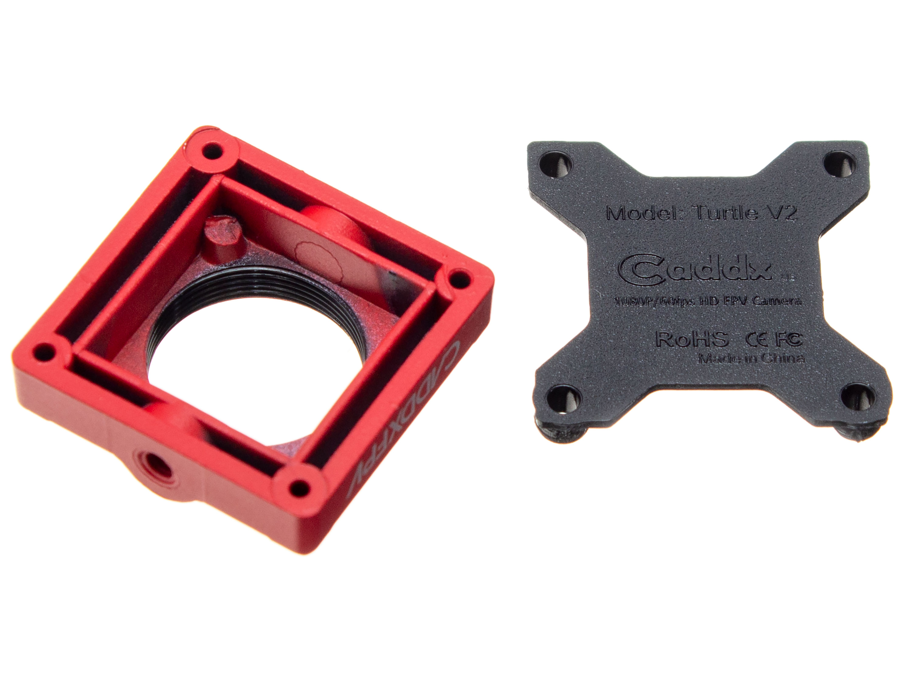Корпус для камери Caddx Turtle V2 (червоний) (світлина #2)