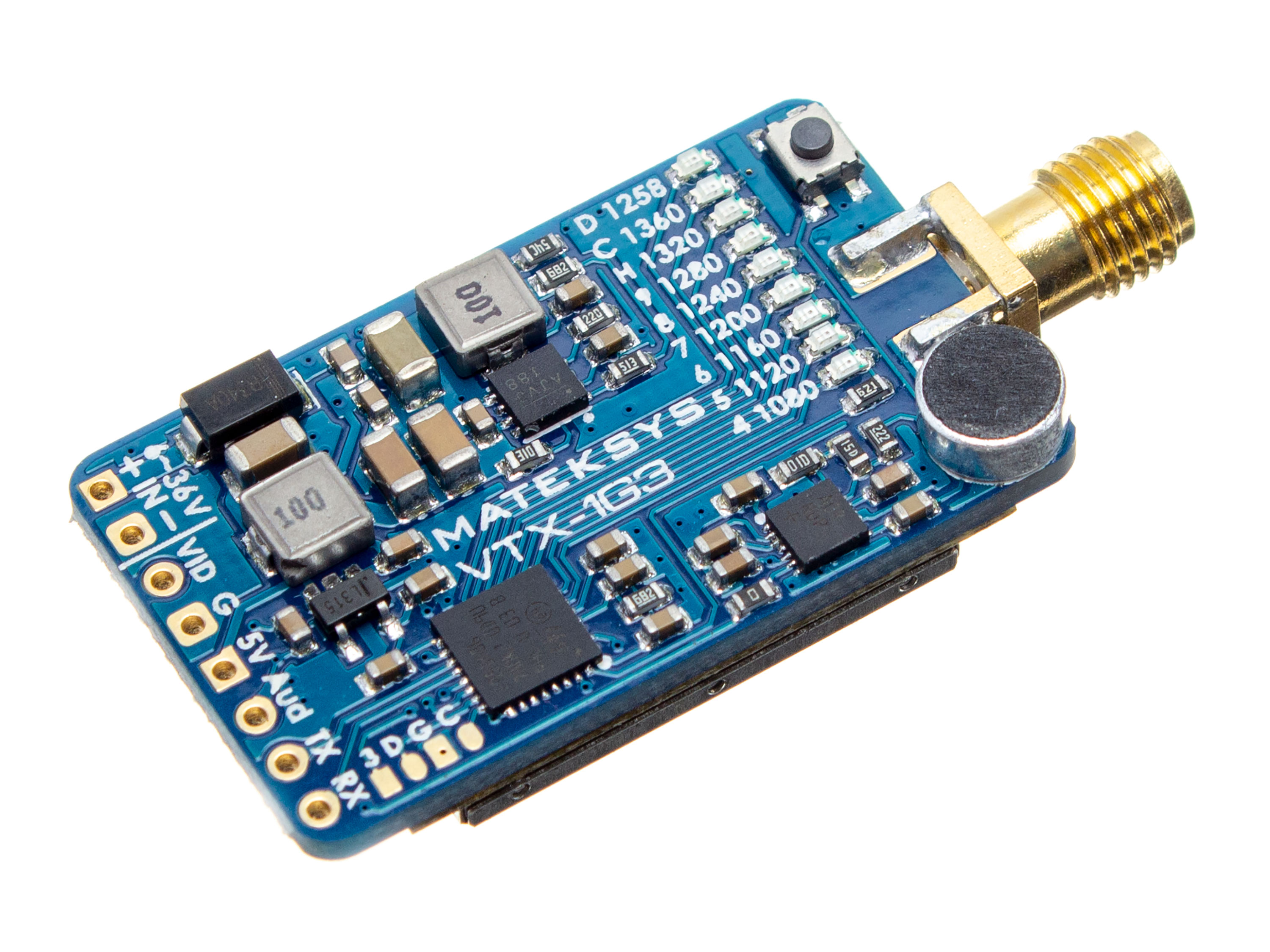 Відеоперадавач Matek VTX-1G3SE-9 1.2/1.3GHz (світлина #1)