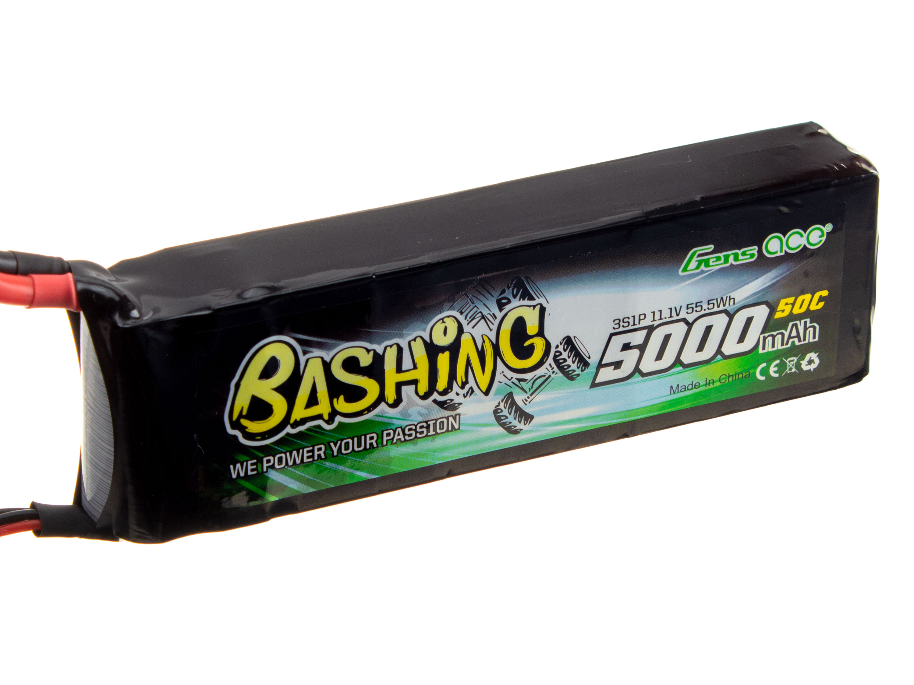 Акумулятор Gens Ace 5000mAh 3S 50C (Bashing Series) (світлина #1)