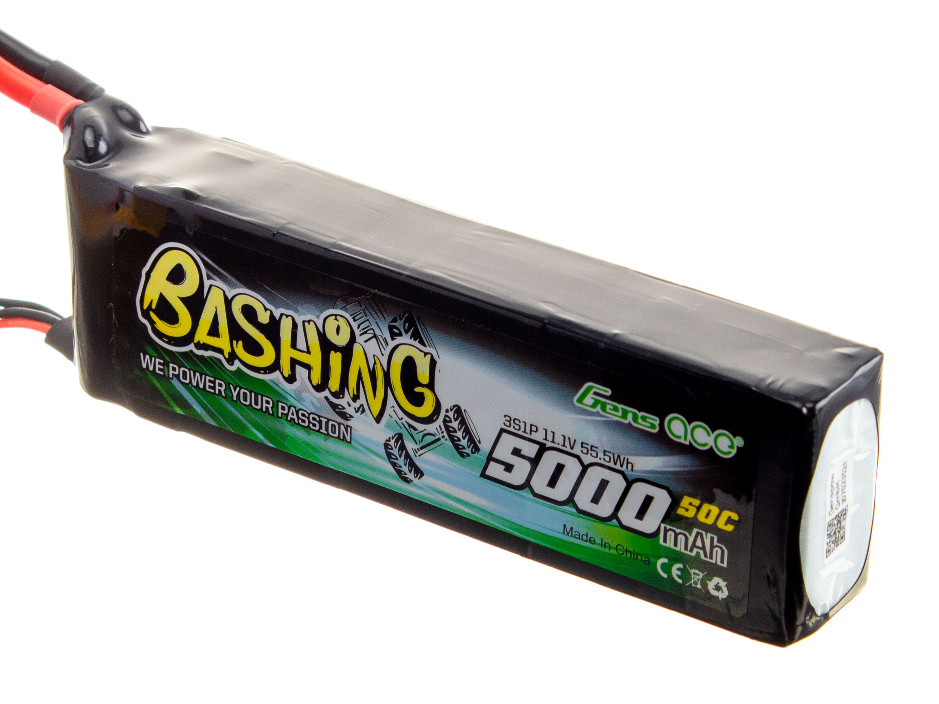 Акумулятор Gens Ace 5000mAh 3S 50C (Bashing Series) (світлина #2)