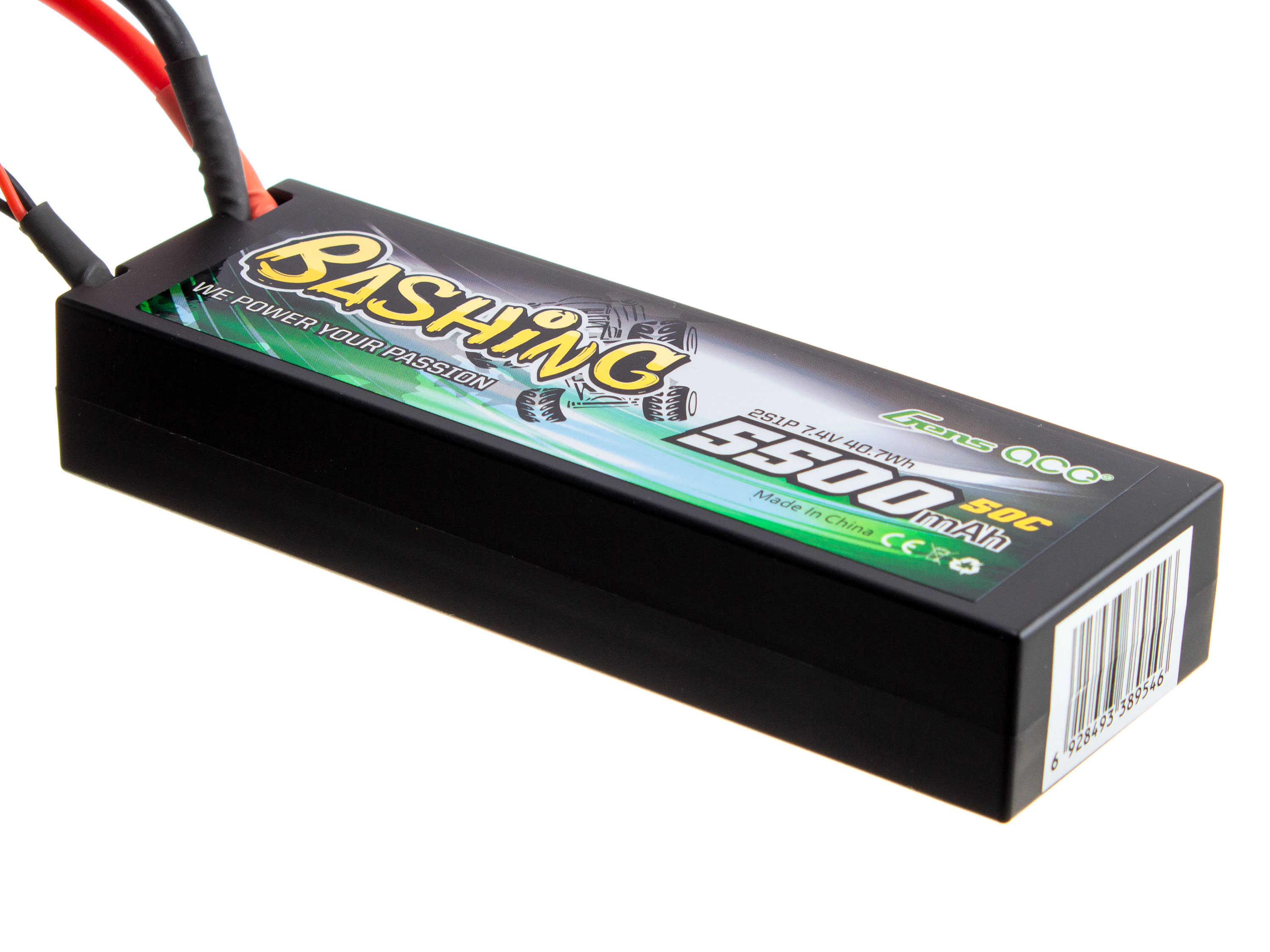 Акумулятор Gens Ace 5500mAh 2S 50C (Bashing Series) (світлина #2)