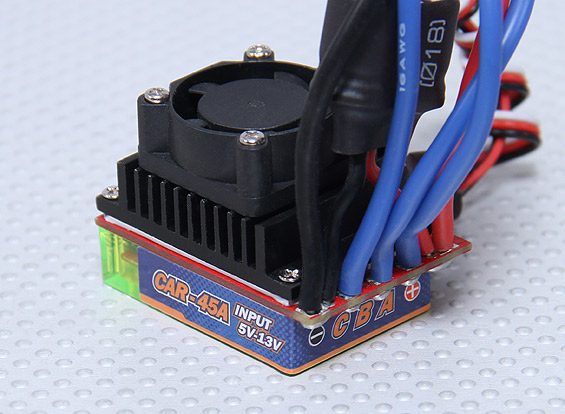 Регулятор автомодельний HobbyKing 45А з реверсом (світлина #1)