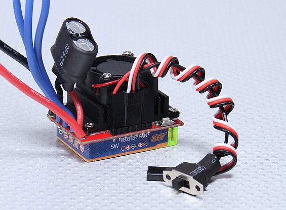 Регулятор автомодельний HobbyKing 45А з реверсом (світлина #2)