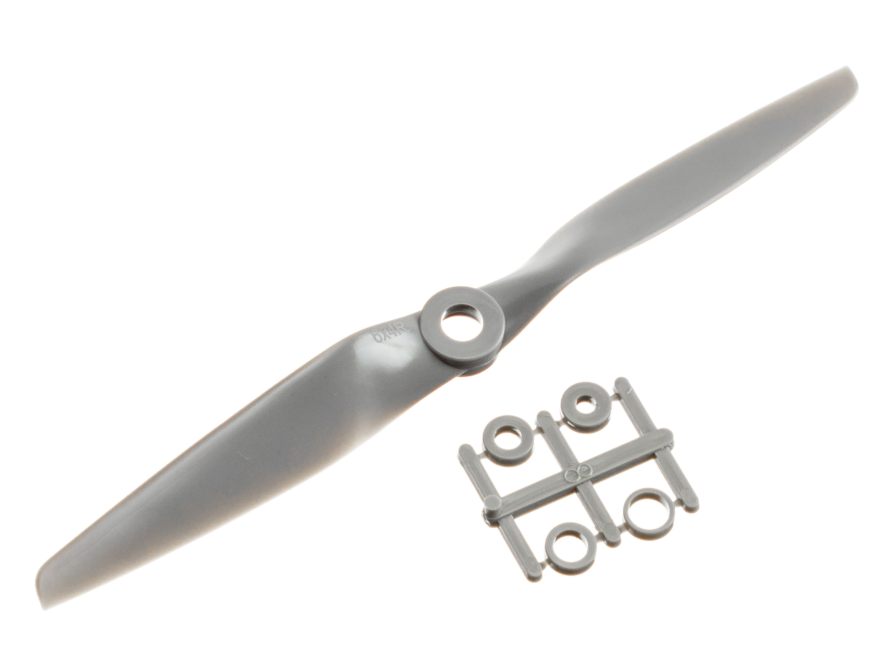 Пропелер зворотного обертання Gemfan 6x4R (Gray) (світлина #1)