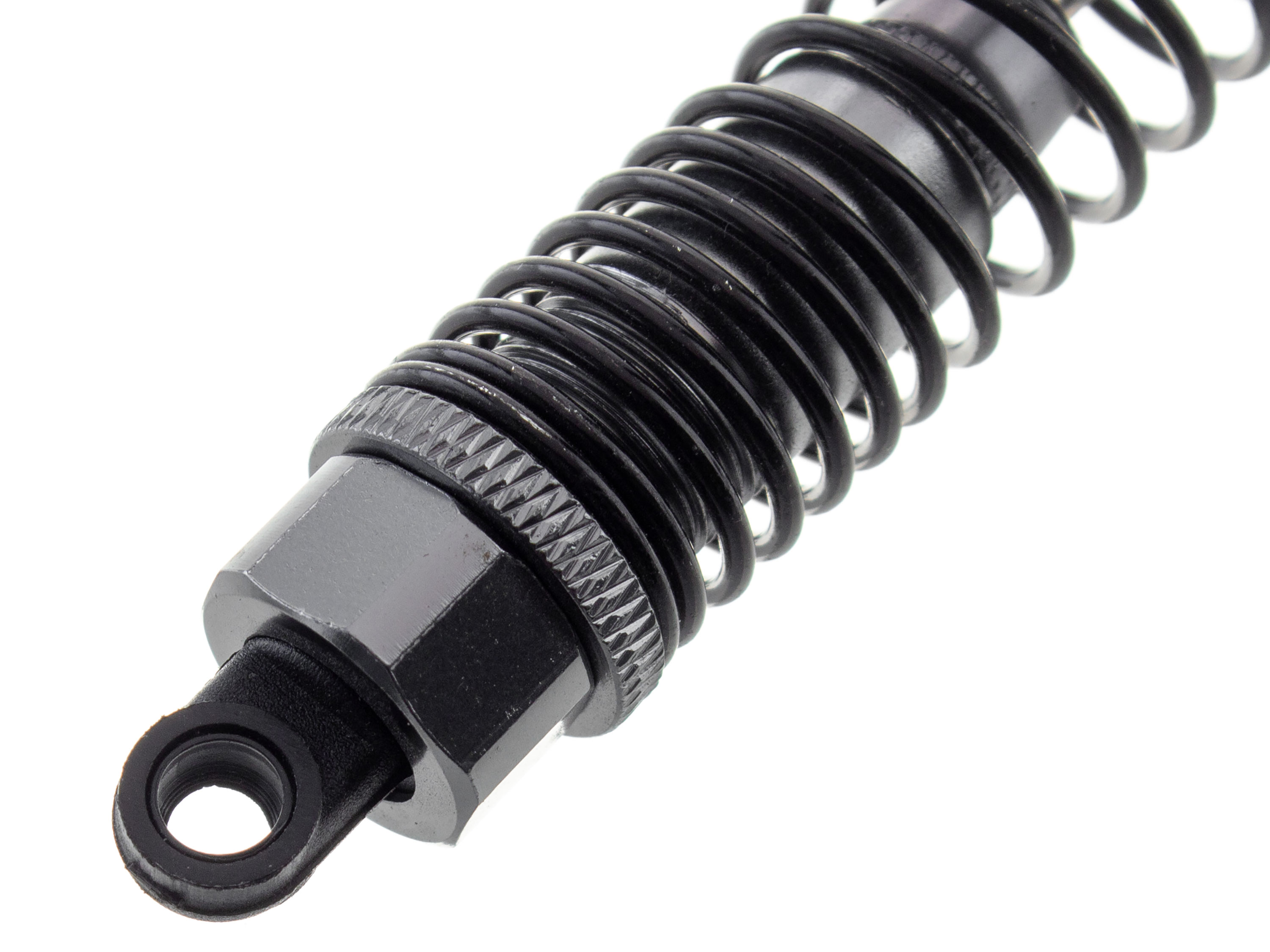 Масляні амортизатори 85мм для автомоделей 1/10 2шт (Gun Metal) (світлина #4)