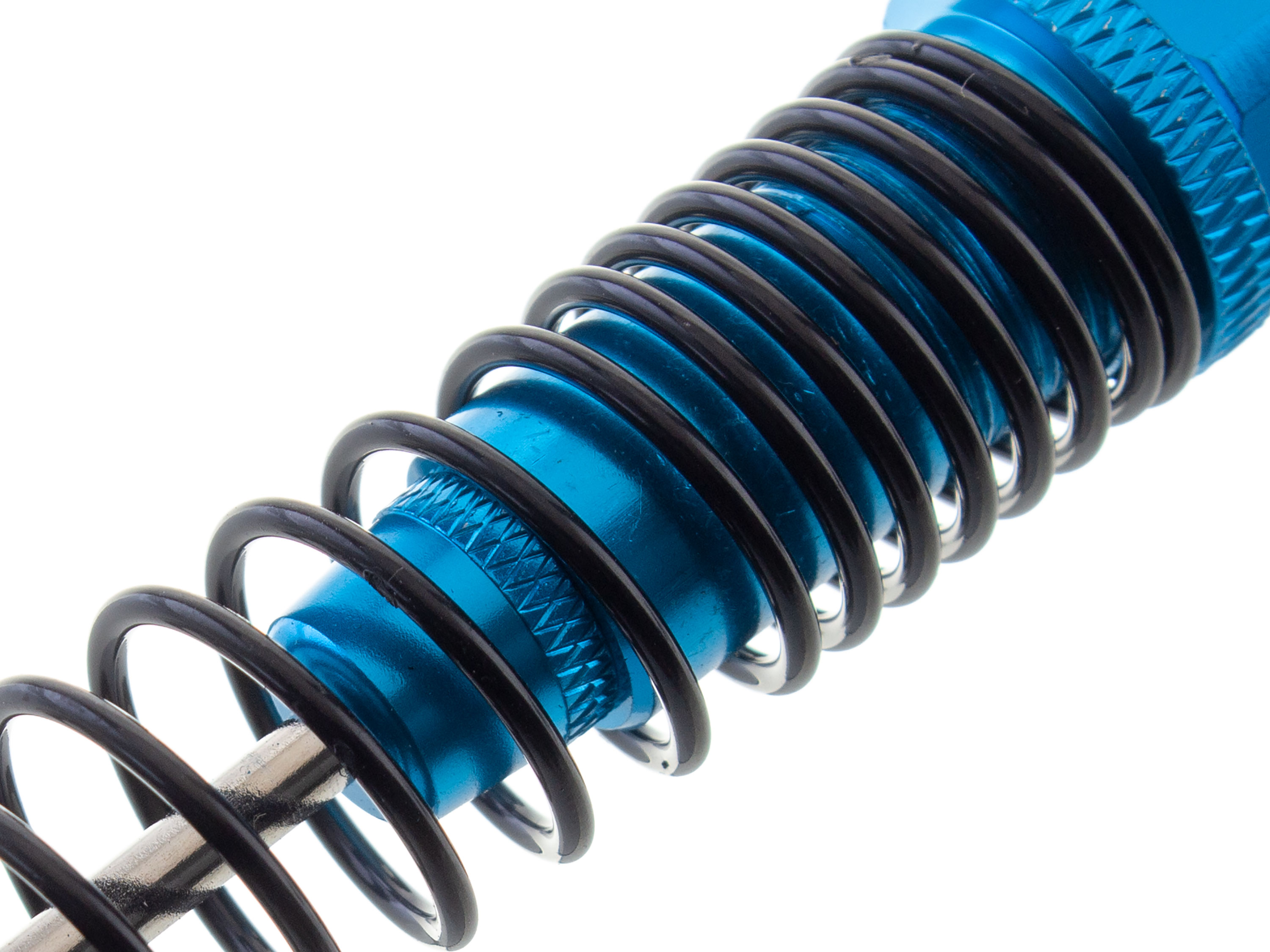 Масляні амортизатори 85мм для автомоделей 1:10 2шт (Сині) (світлина #3)