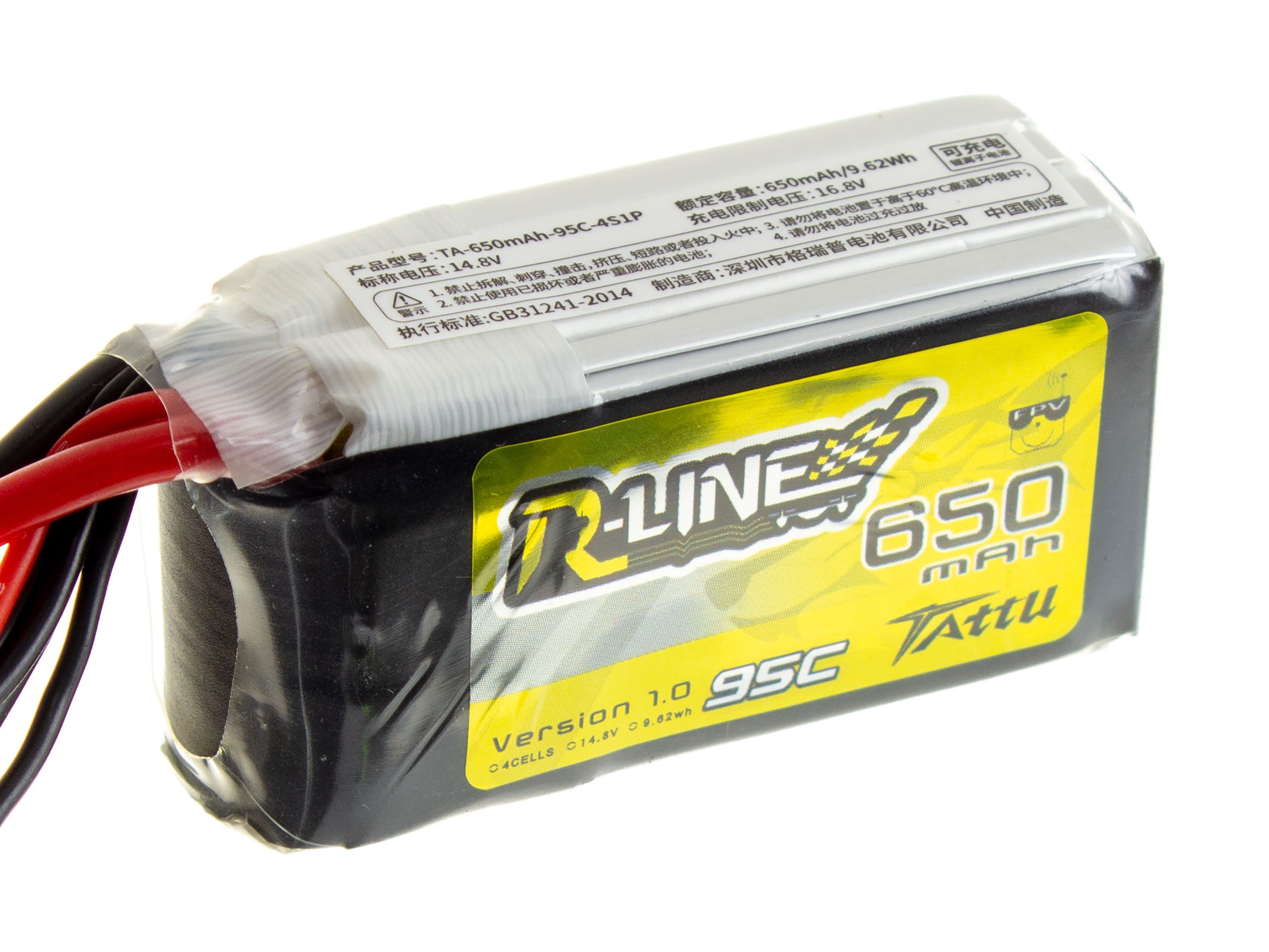 Акумулятор TATTU R-Line V1.0 650mAh 4S 95C (світлина #1)