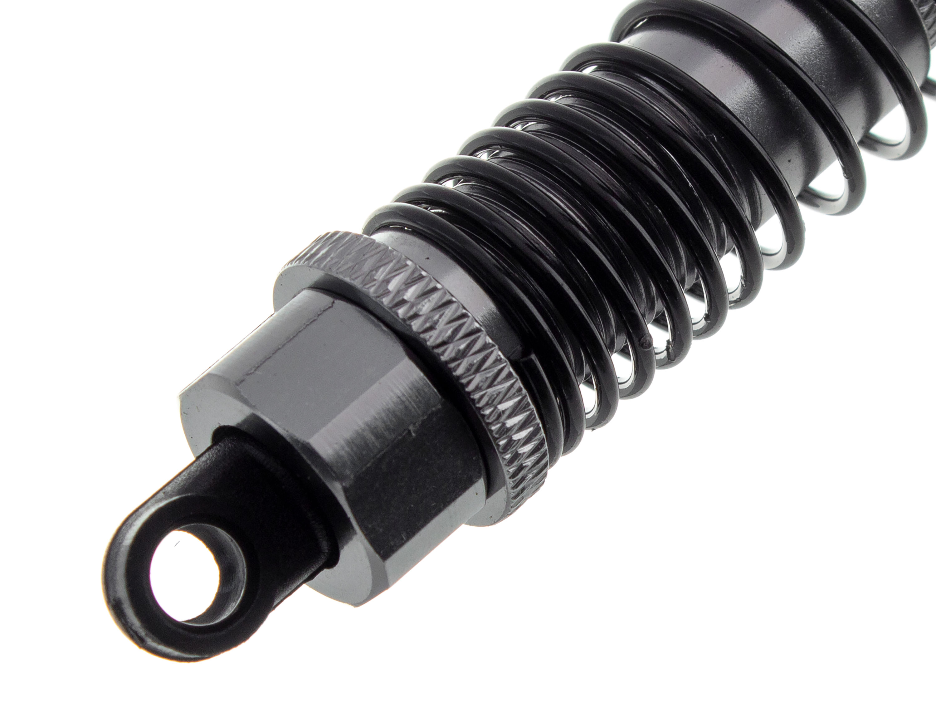 Масляні амортизатори 95мм для автомоделей 1/10 2шт (Gun metal) (світлина #4)