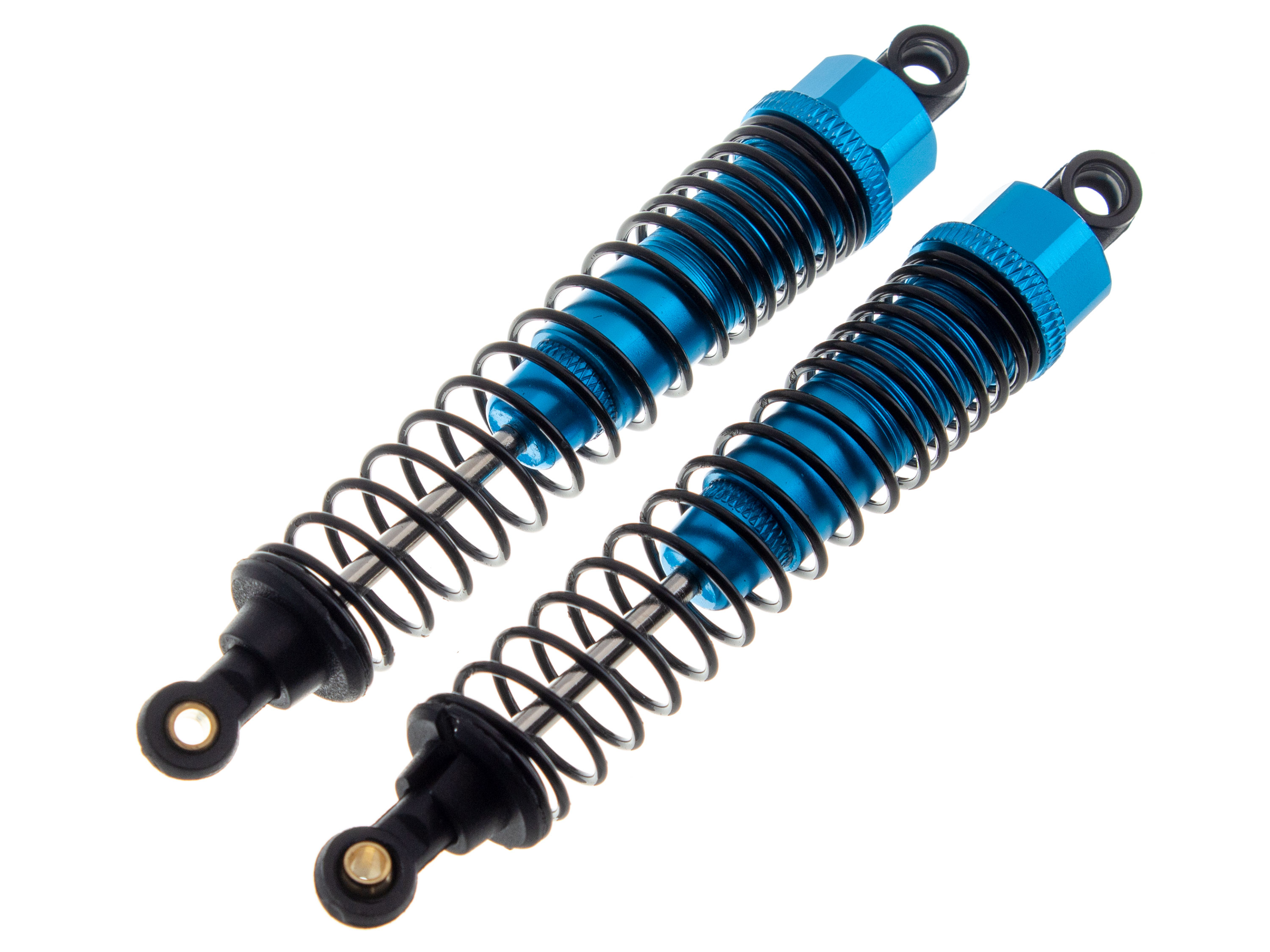 Масляні амортизатори 95мм для автомоделей 1/10 2шт (Сині) (світлина #1)