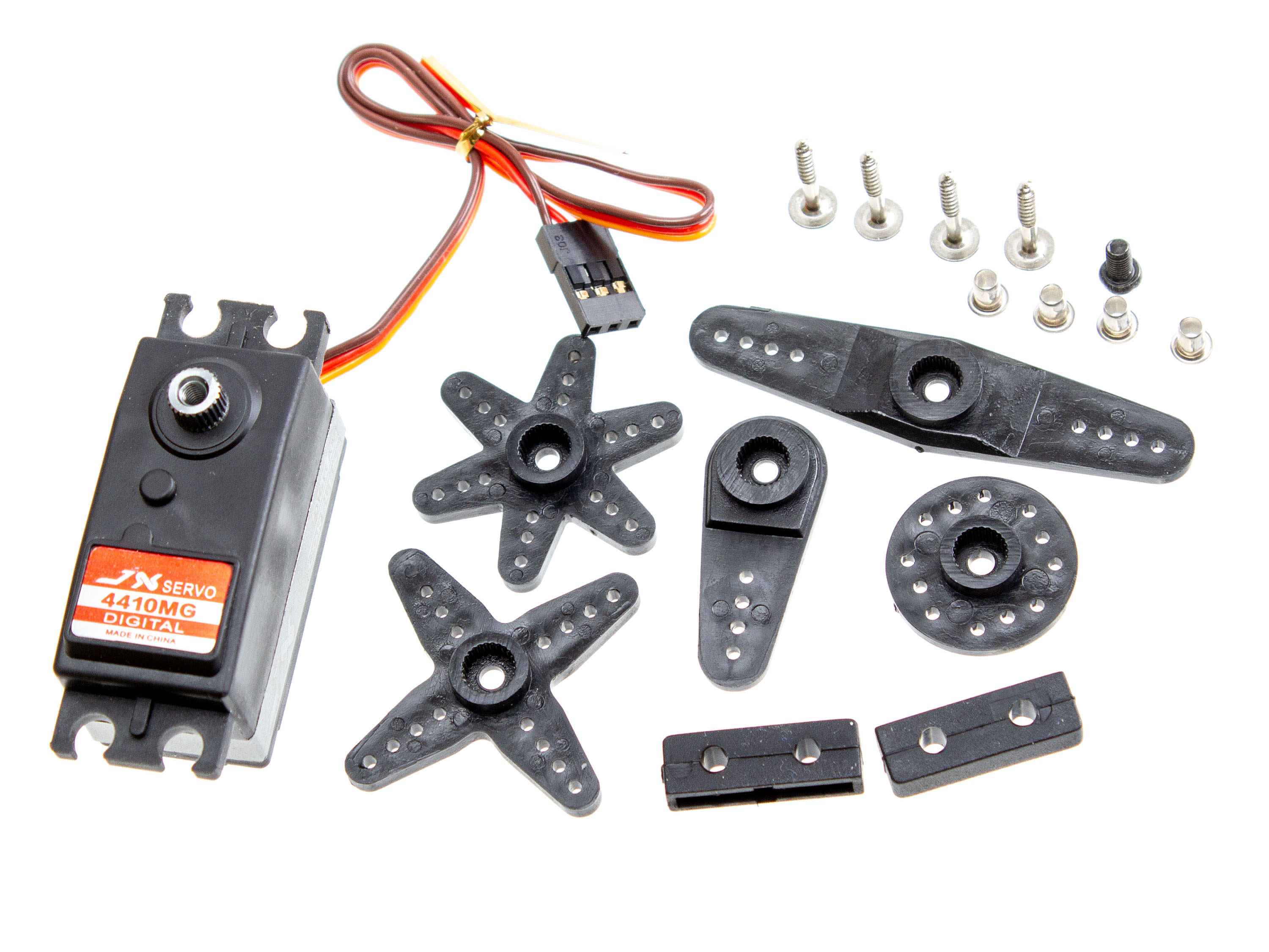 Сервомеханізм цифровий JX PDI-4410MG 44g/8.8kg/0.11sec (4.8В) (світлина #4)