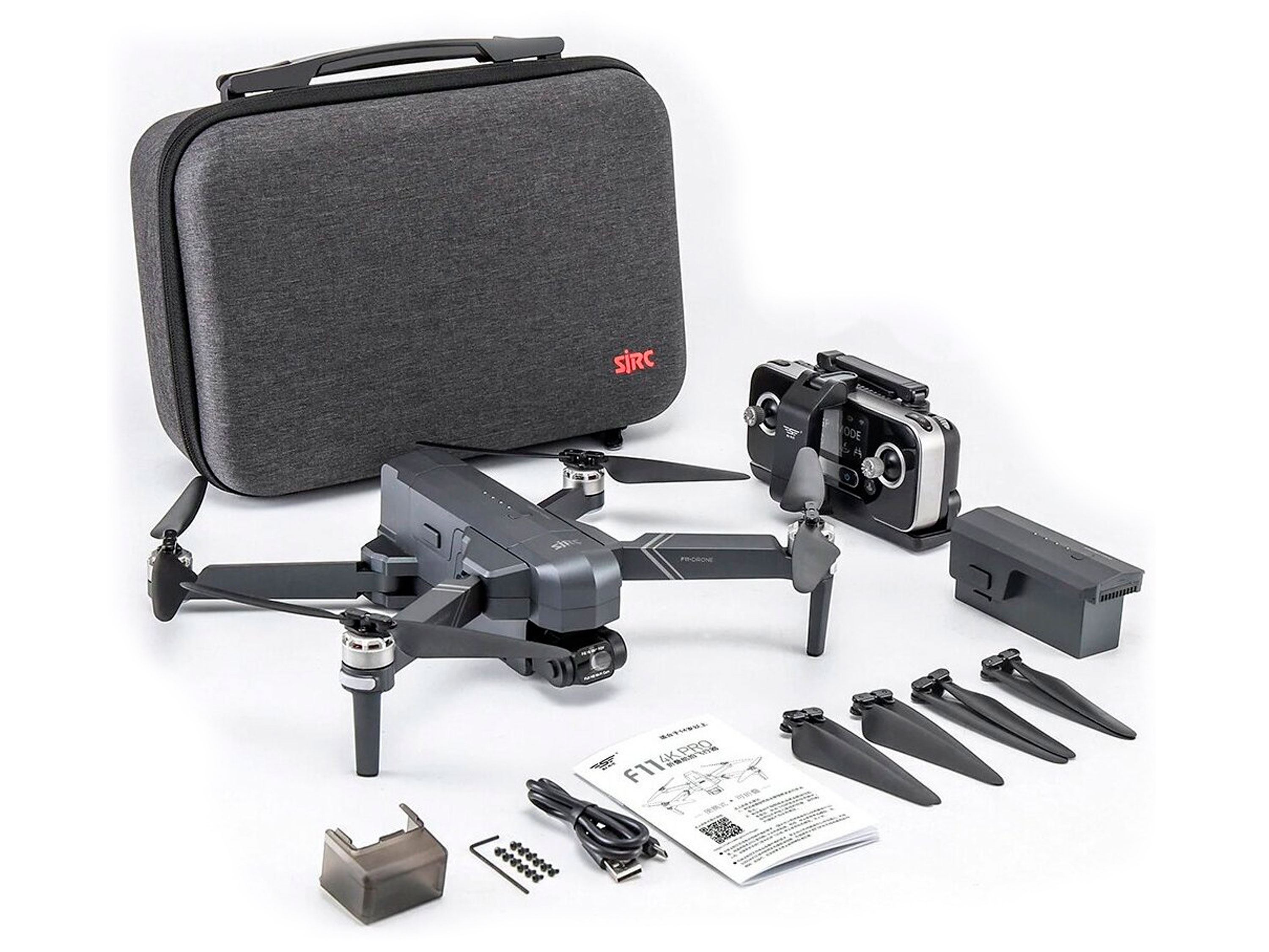 Квадрокоптер SJRC F11 Pro з камерою Wi-Fi 4K  (світлина #3)