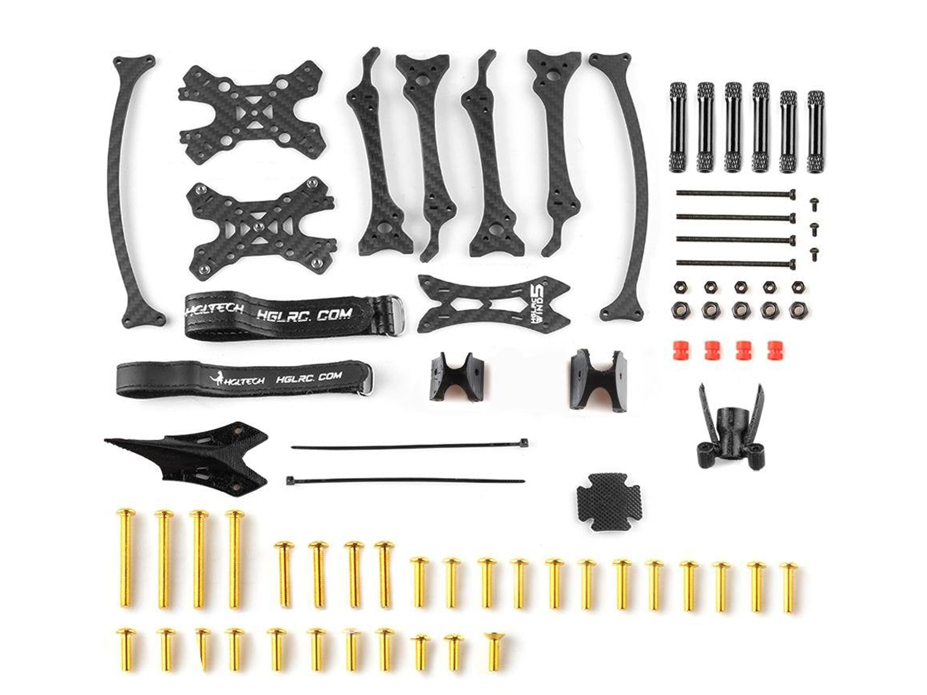 Рама для квадрокоптера HGLRC Wind 5 Lite True X FPV (208мм) (світлина #4)