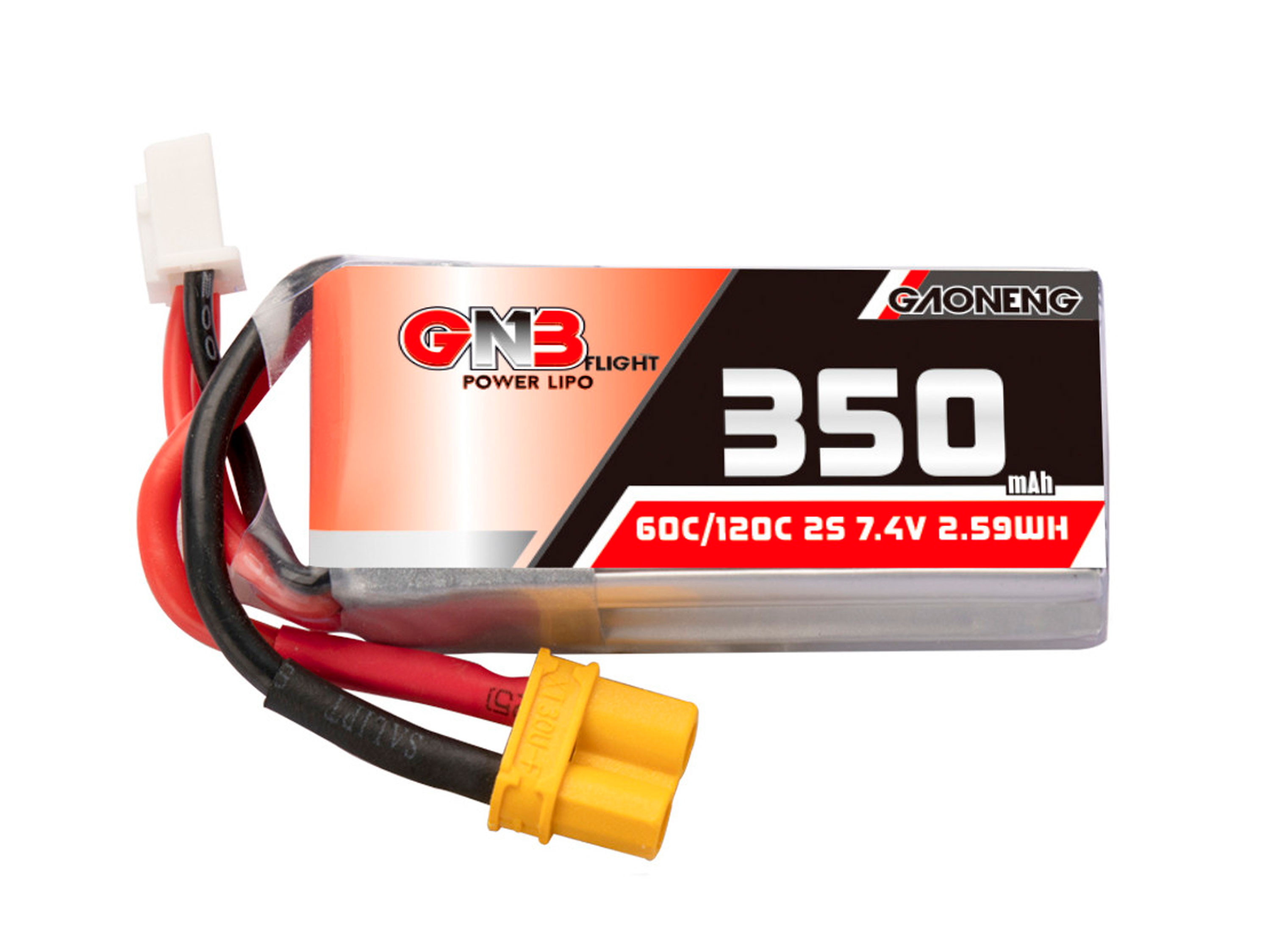 Акумулятор Gaoneng GNB 350mAh 2S 60C (світлина #1)