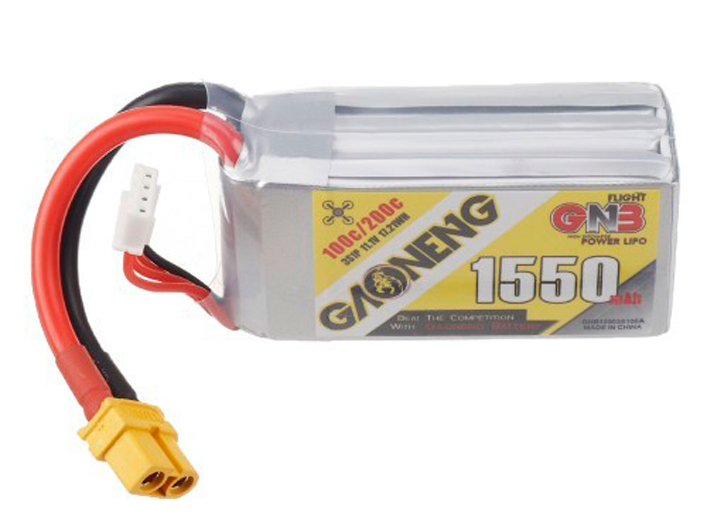 Акумулятор Gaoneng GNB 1550mAh 3S 100C (світлина #1)
