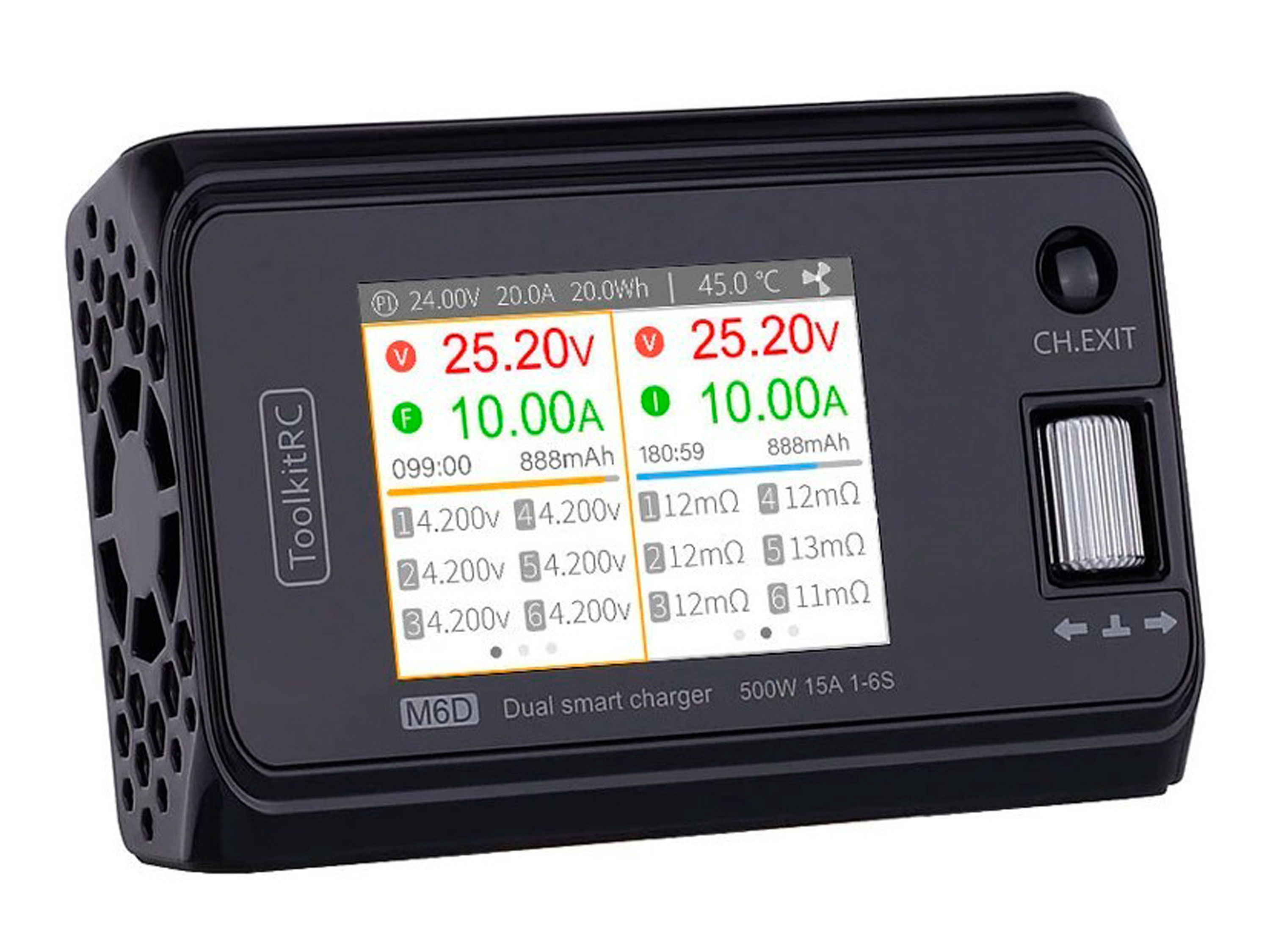 Зарядний пристрій ToolkitRC M6D 2x250W 15A (світлина #1)