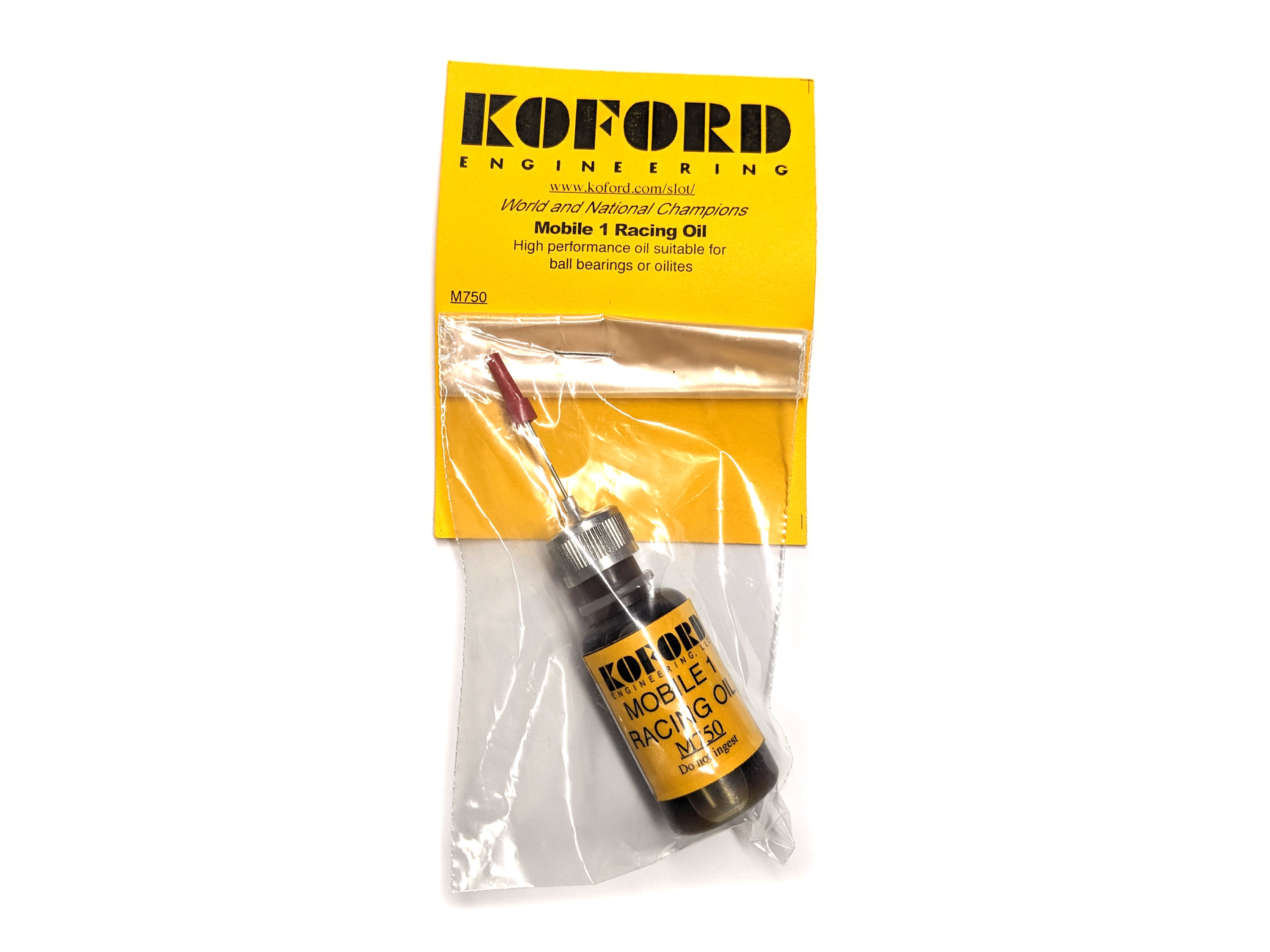 Олива Koford Mobile 1 Racing Oil M750 для кулькових підшипників трасових автомоделей  (світлина #1)