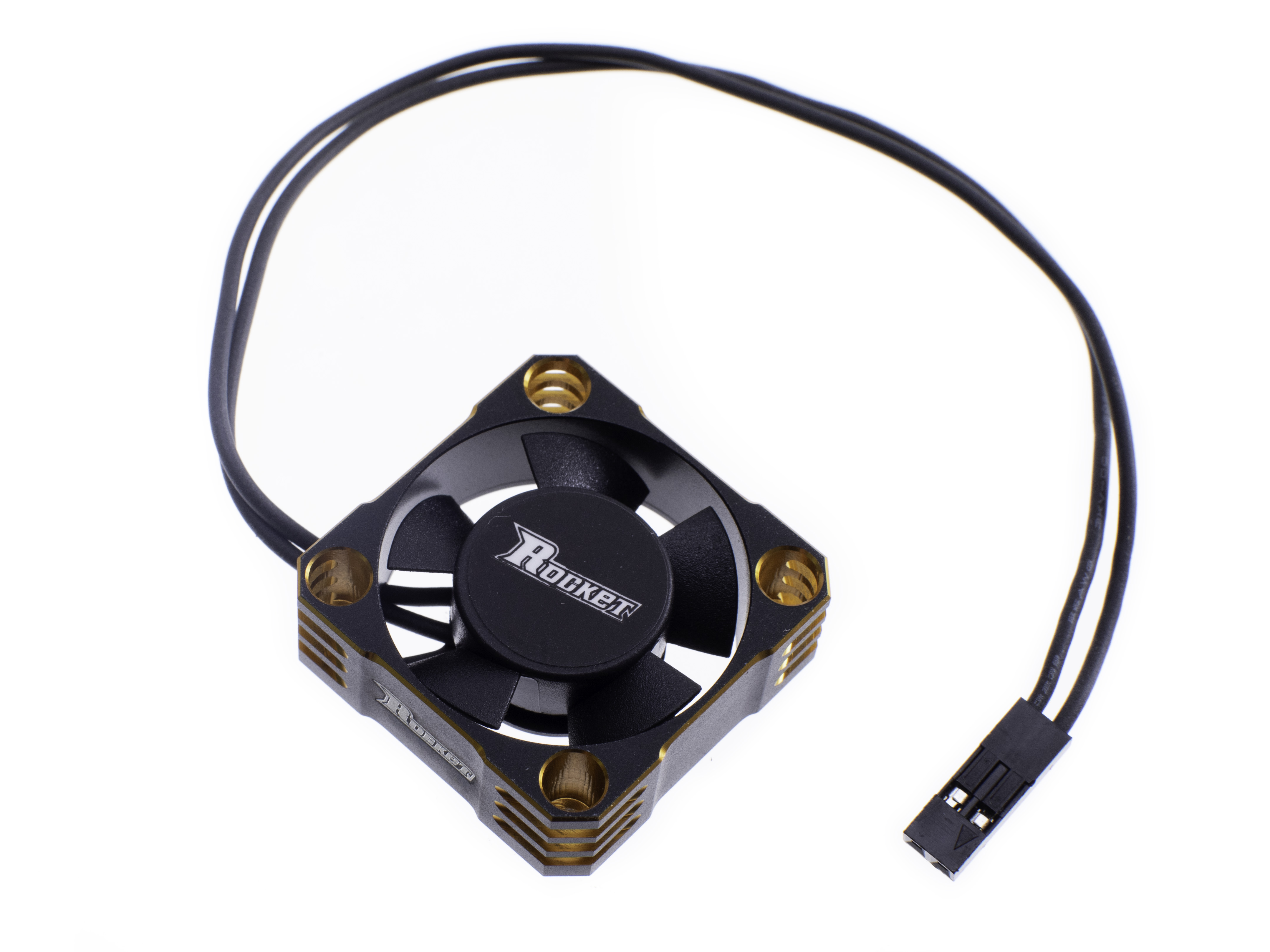 Охолоджуючий вентилятор Rocket V2 30х30мм для регуляторів (оранжевий) (світлина #1)