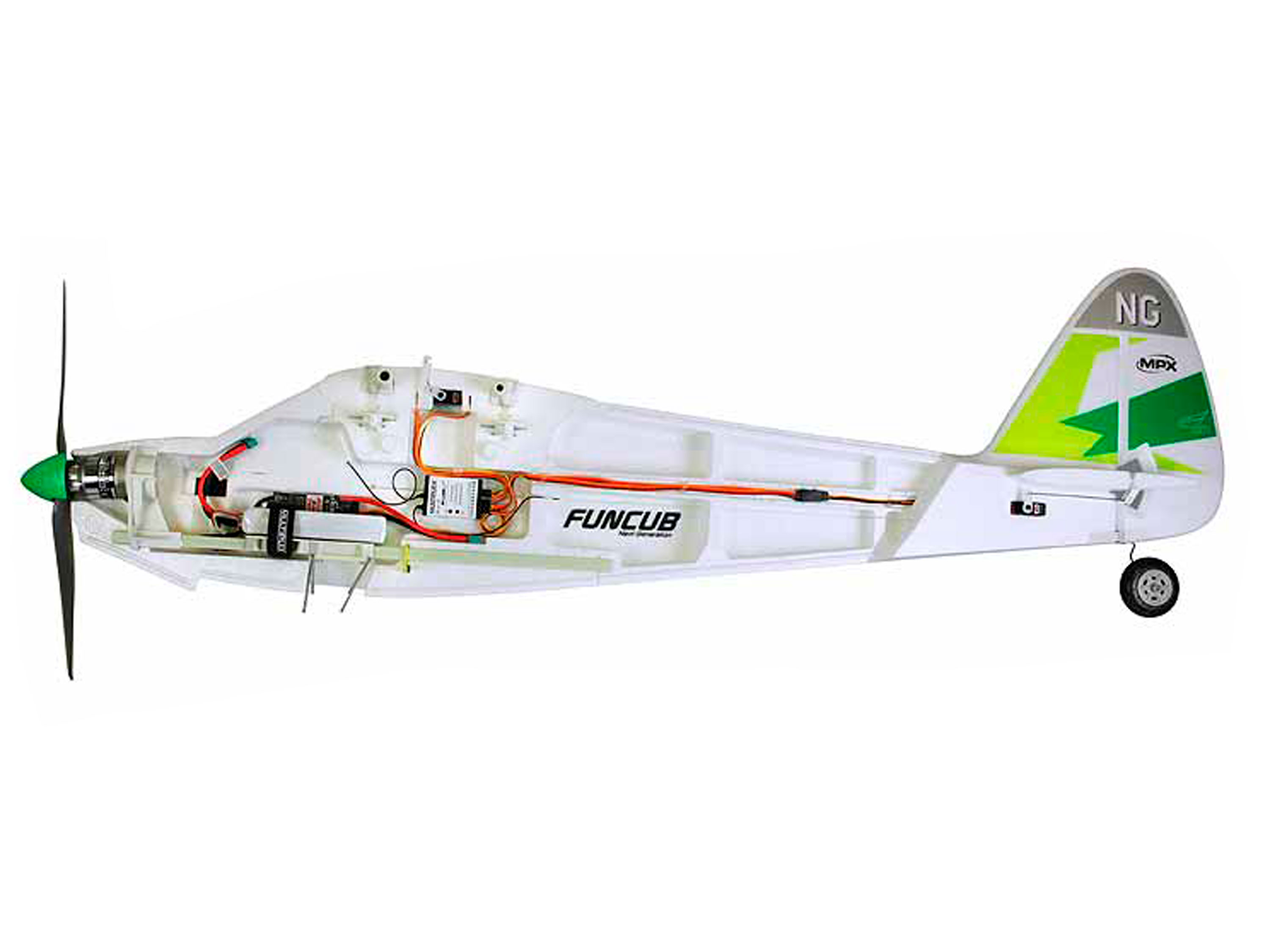Авіамодель Multiplex FunCub New Generation (зелена) (світлина #4)